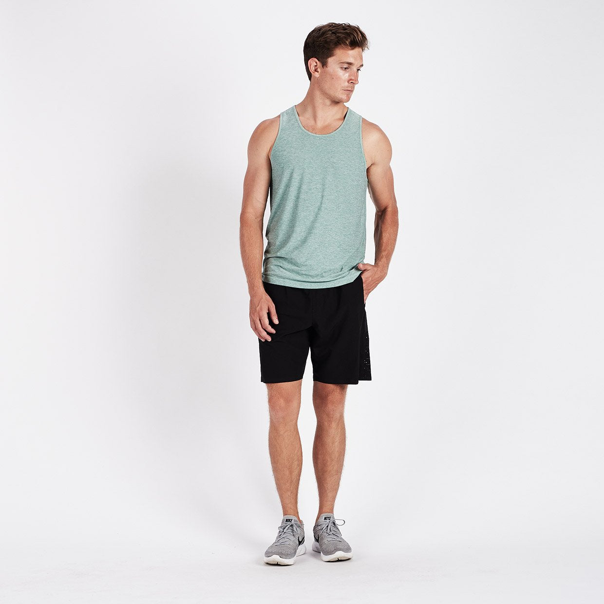Strato Tech Tank | Aloe Heather