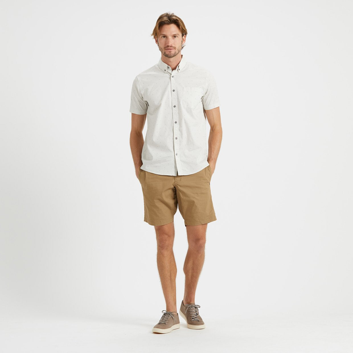 Crest Short-Sleeve Button-Down | Salt Arrow