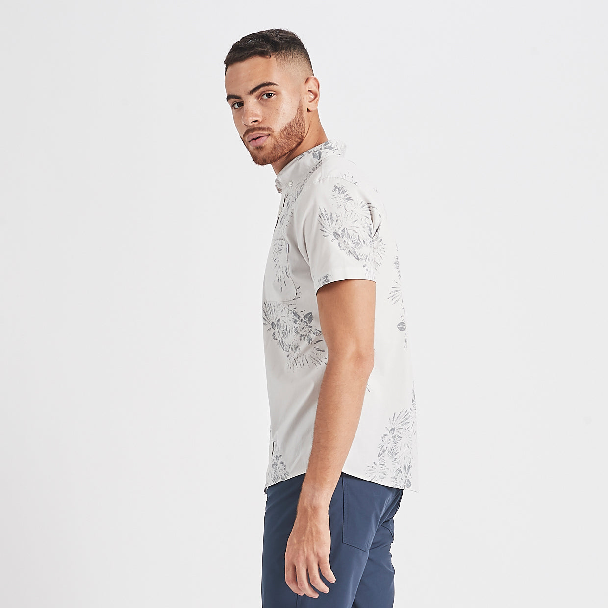 Crest Short Sleeve Button-Down | Salt Vintage Floral