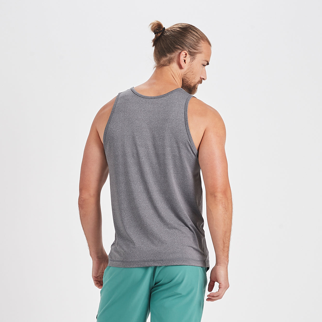 Watermans Sun Stripe Tank | Heather Grey