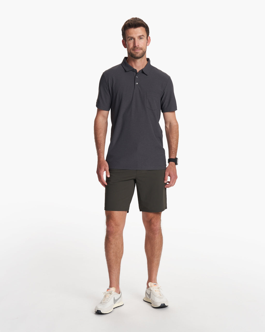 Ace Polo | Charcoal