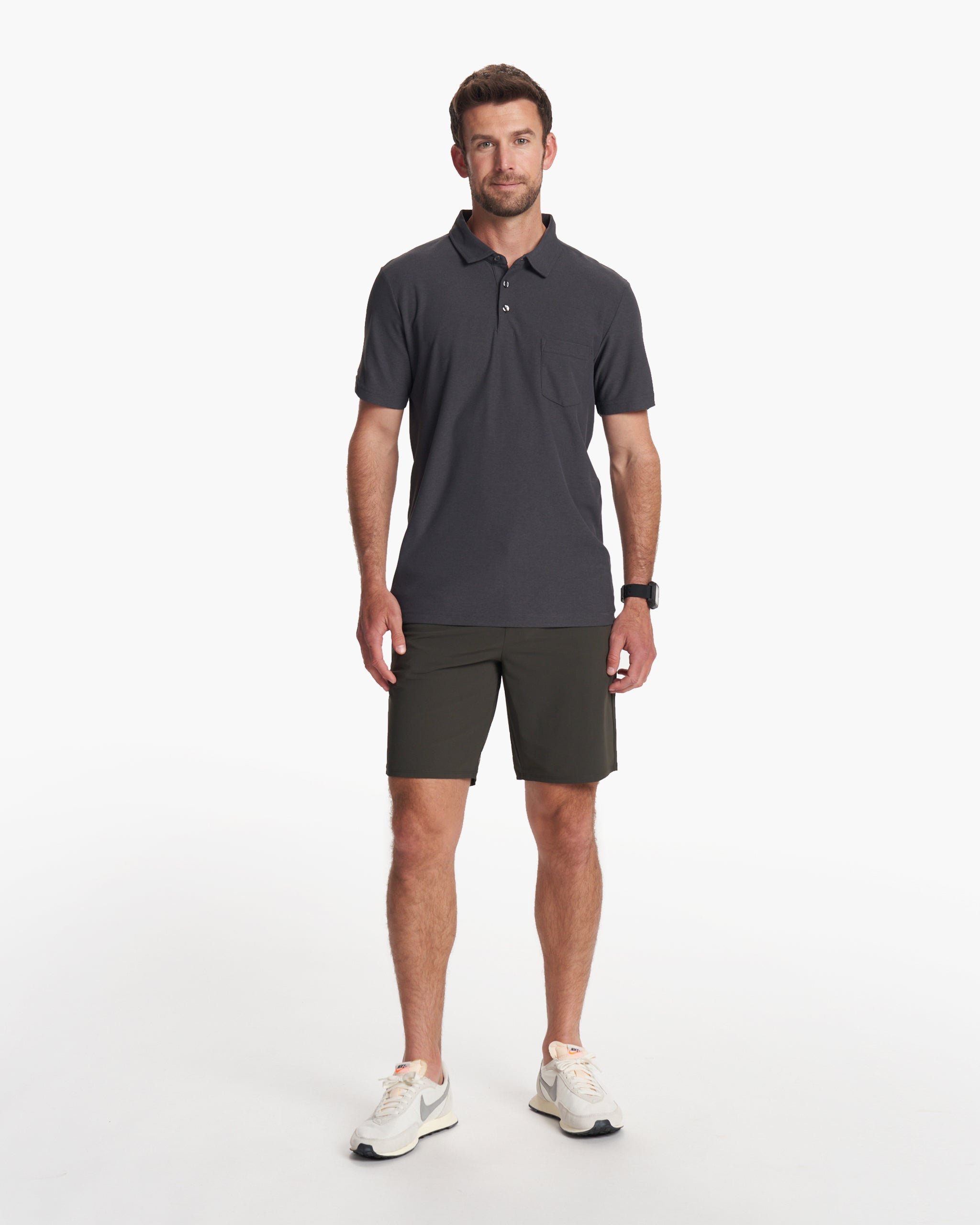 Ace Polo | Charcoal