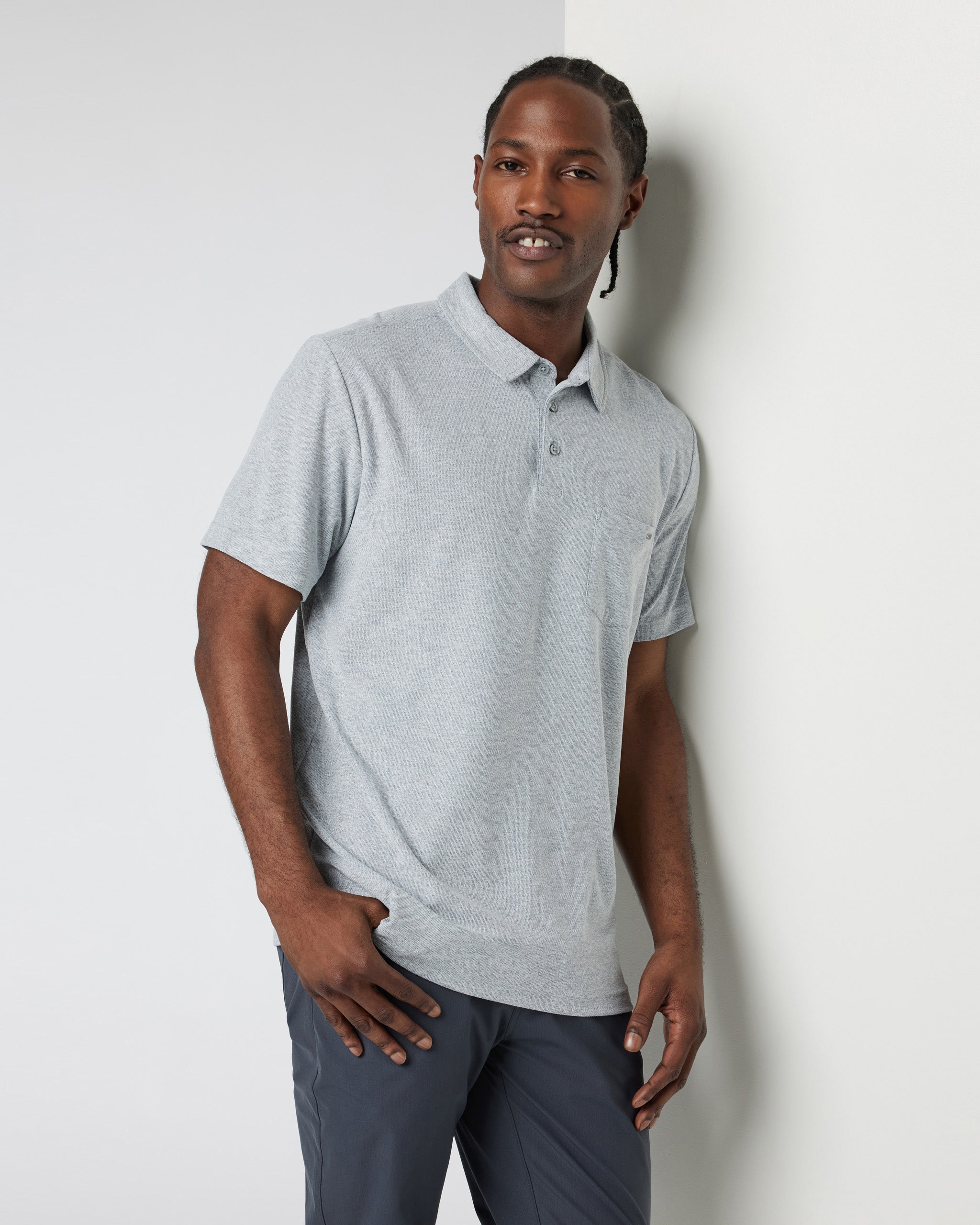 Ace Polo | Light Grey