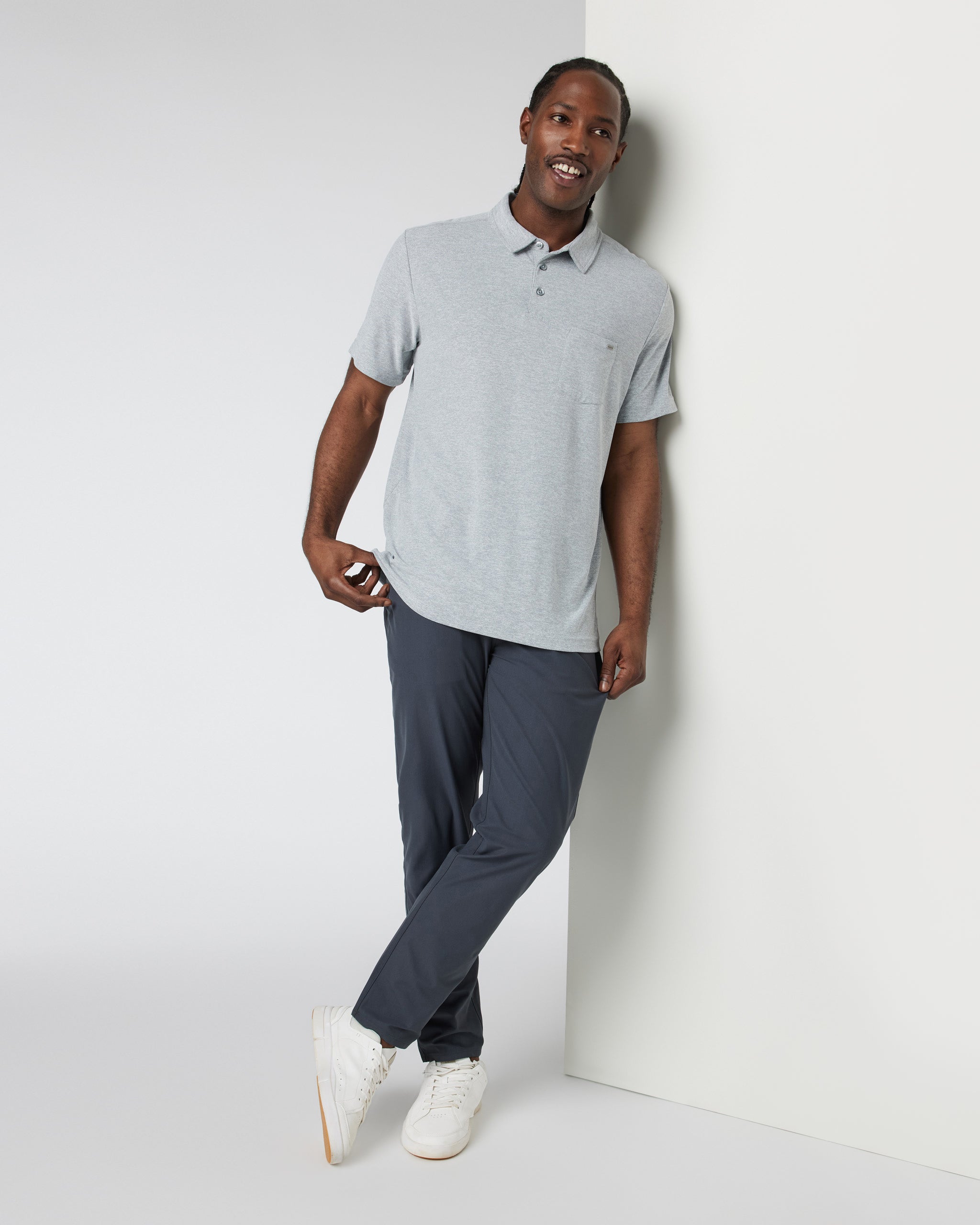 Ace Polo | Light Grey