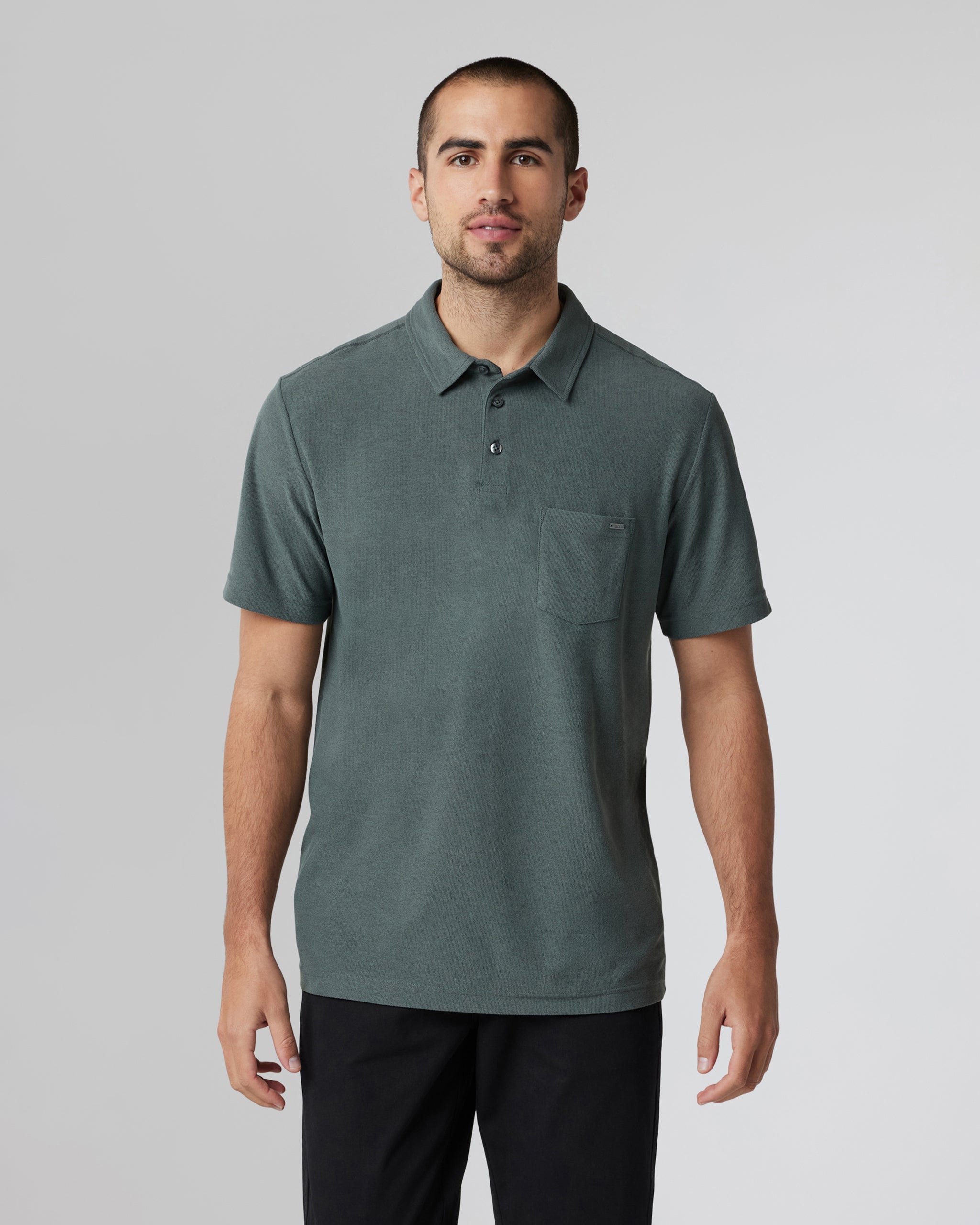 Ace Polo | Smoked Beryl