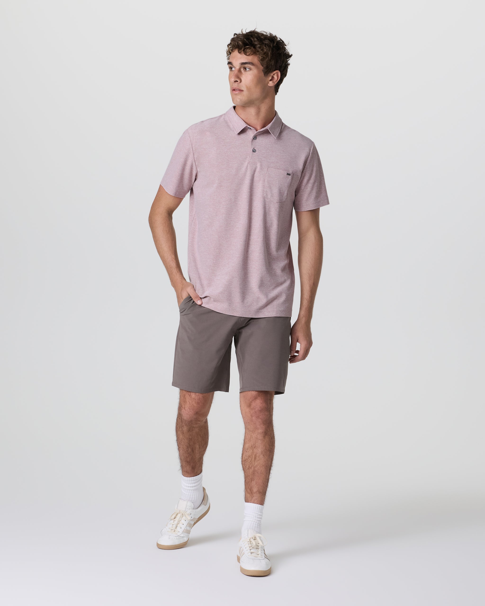 Ace Polo | Saltwater Red