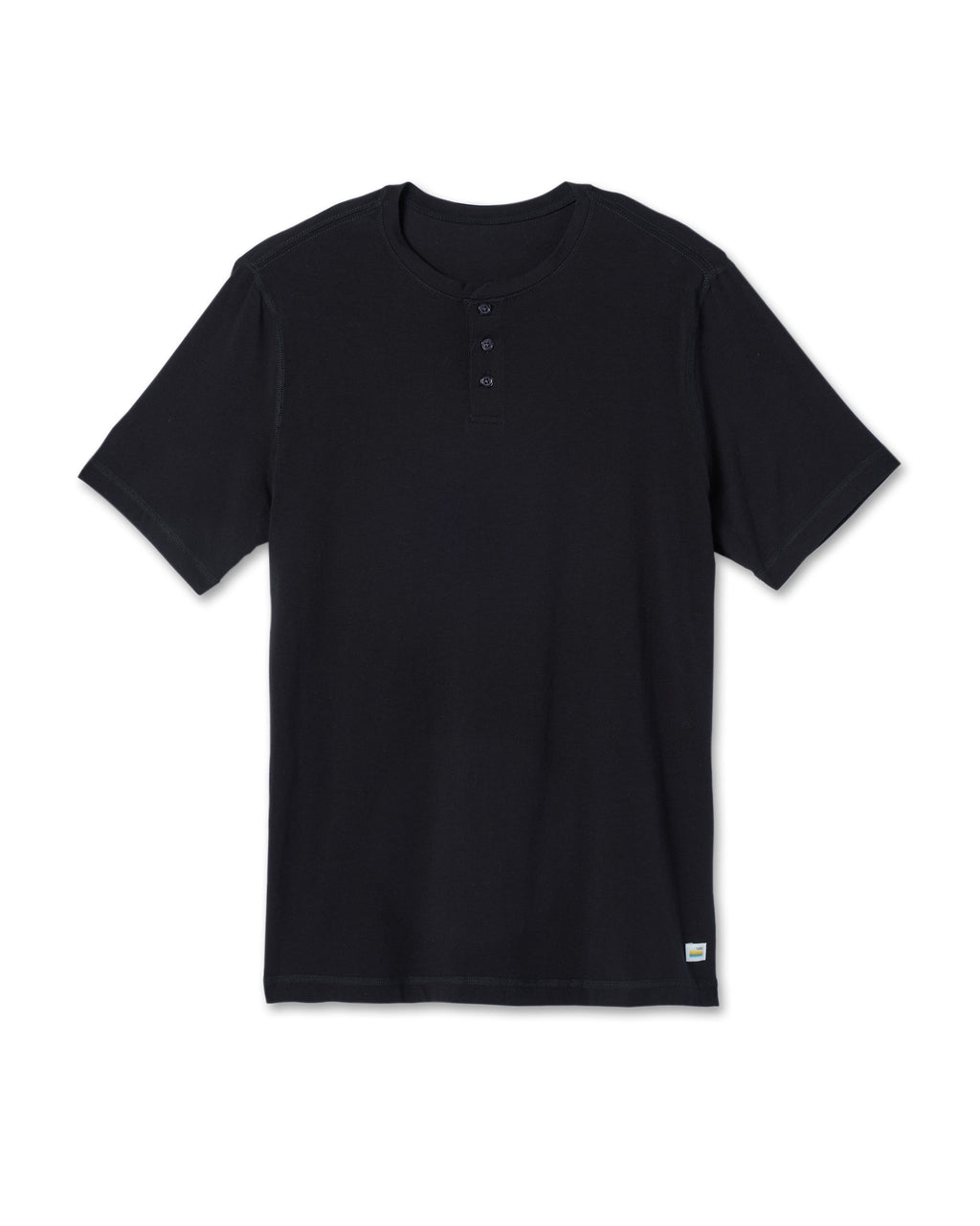 Short-Sleeve Tuvalu Henley | Black