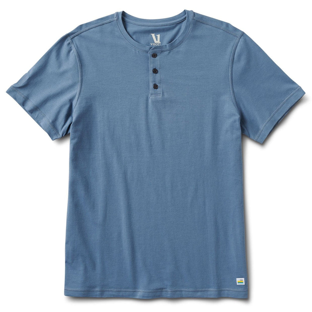Short-Sleeve Tuvalu Henley | Cloud