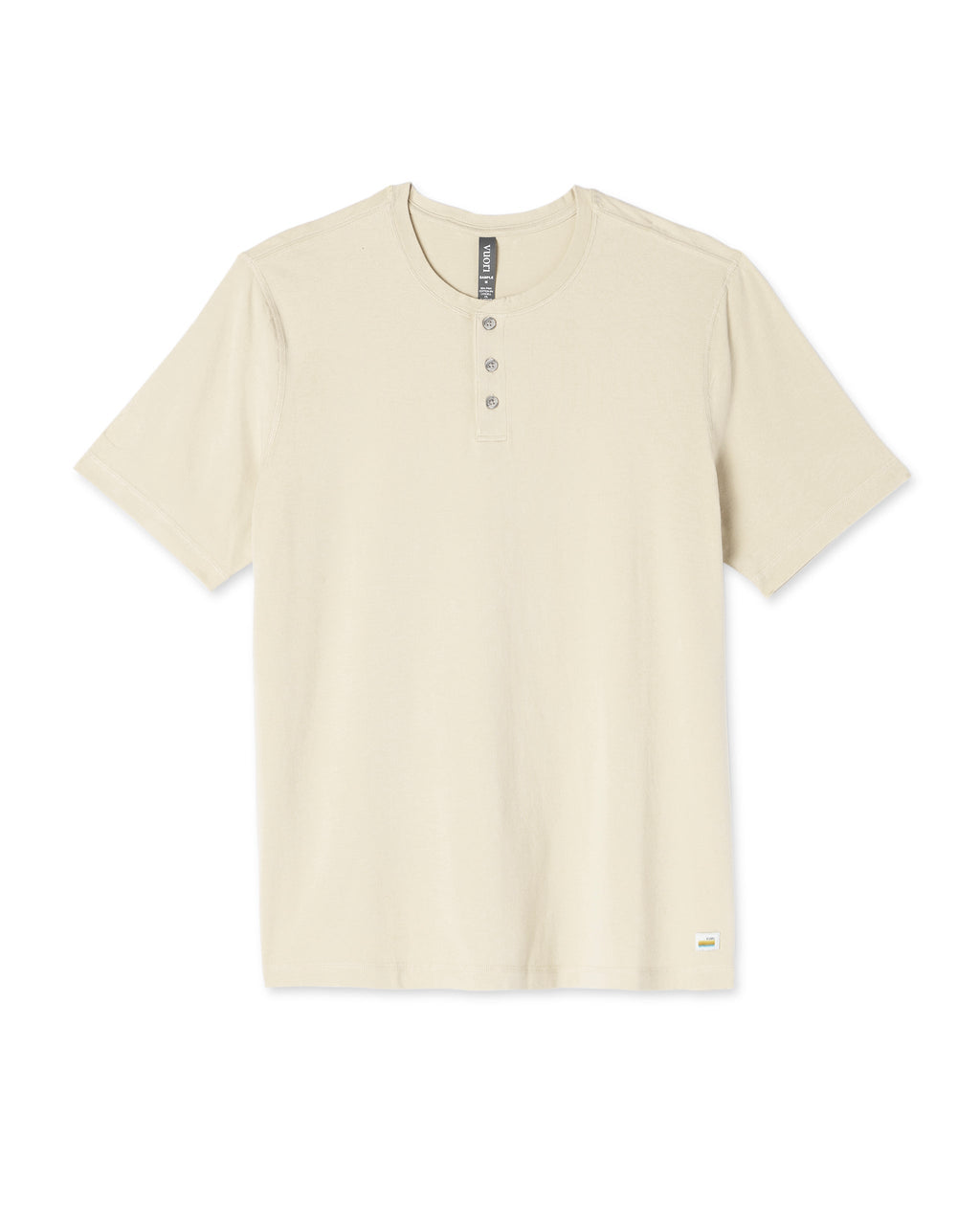 Short Sleeve Tuvalu Henley | Cashew