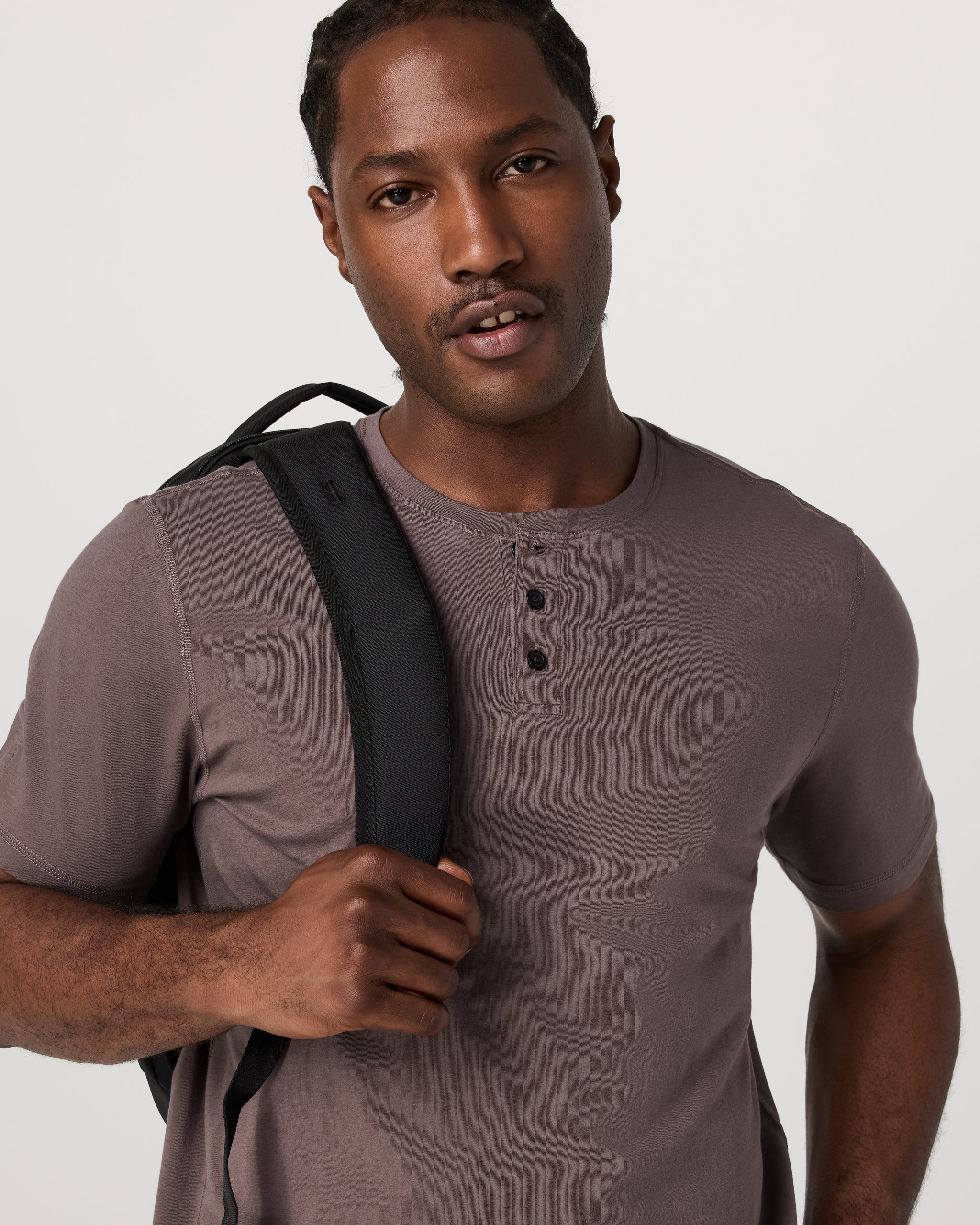 Short Sleeve Tuvalu Henley | Huckleberry