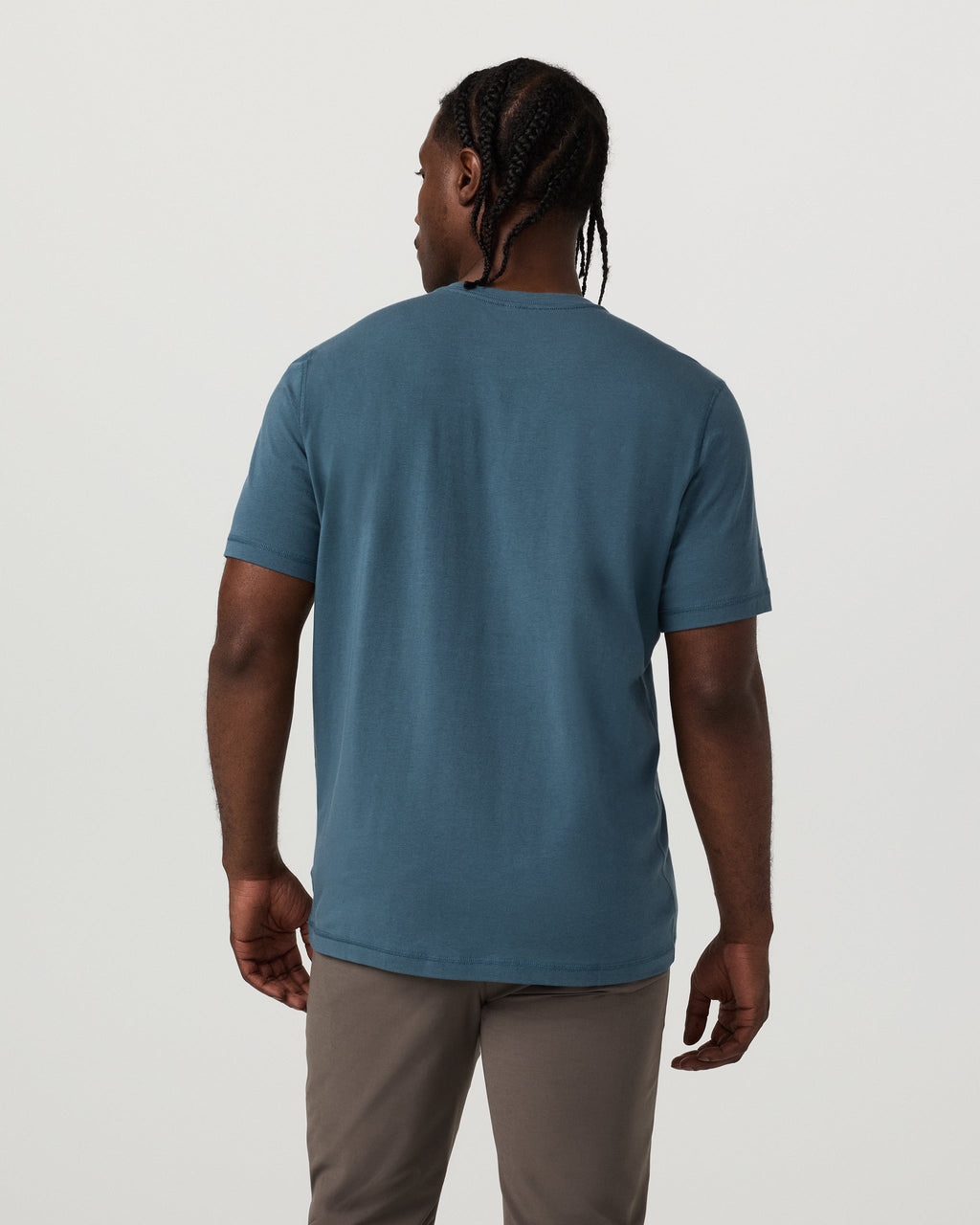Short Sleeve Tuvalu Henley | Light Deep Sea