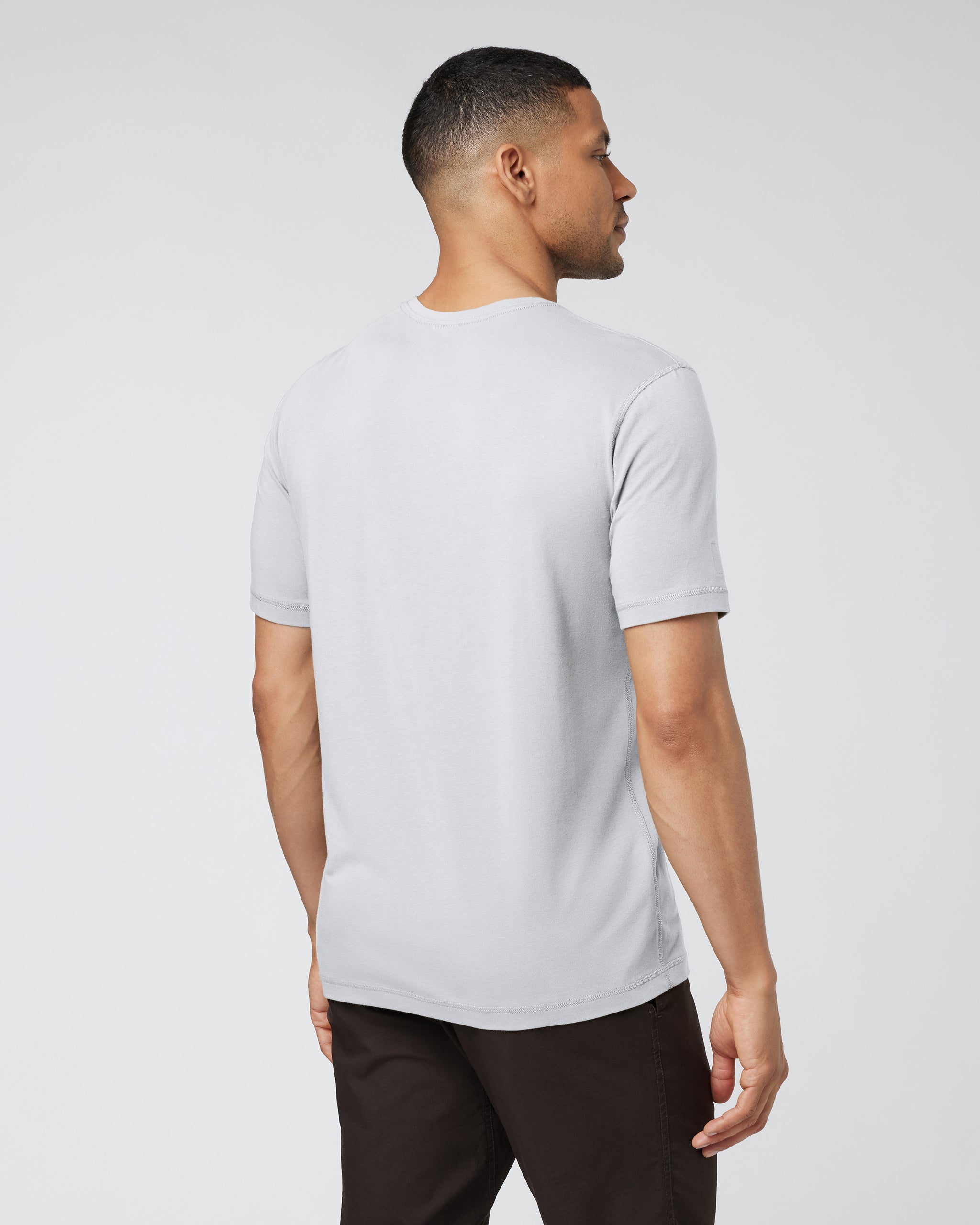Short-Sleeve Tuvalu Henley | Frost Grey