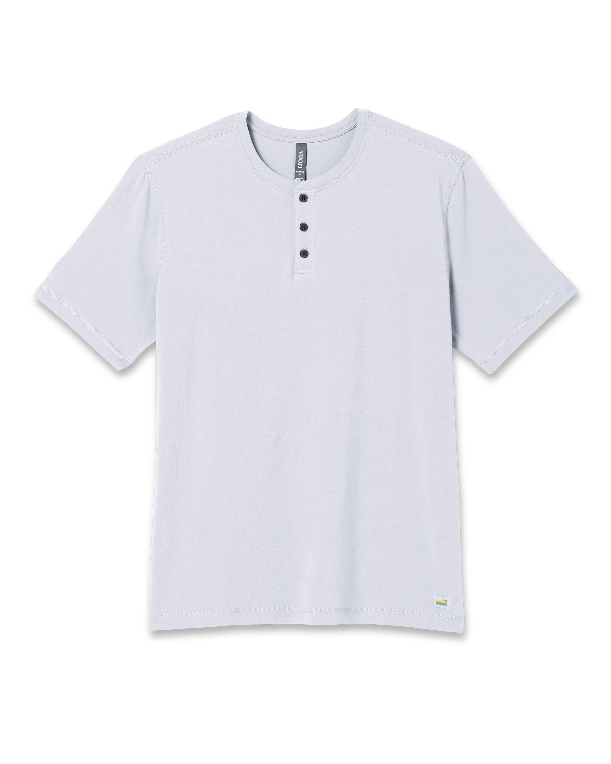 Short-Sleeve Tuvalu Henley | Frost Grey