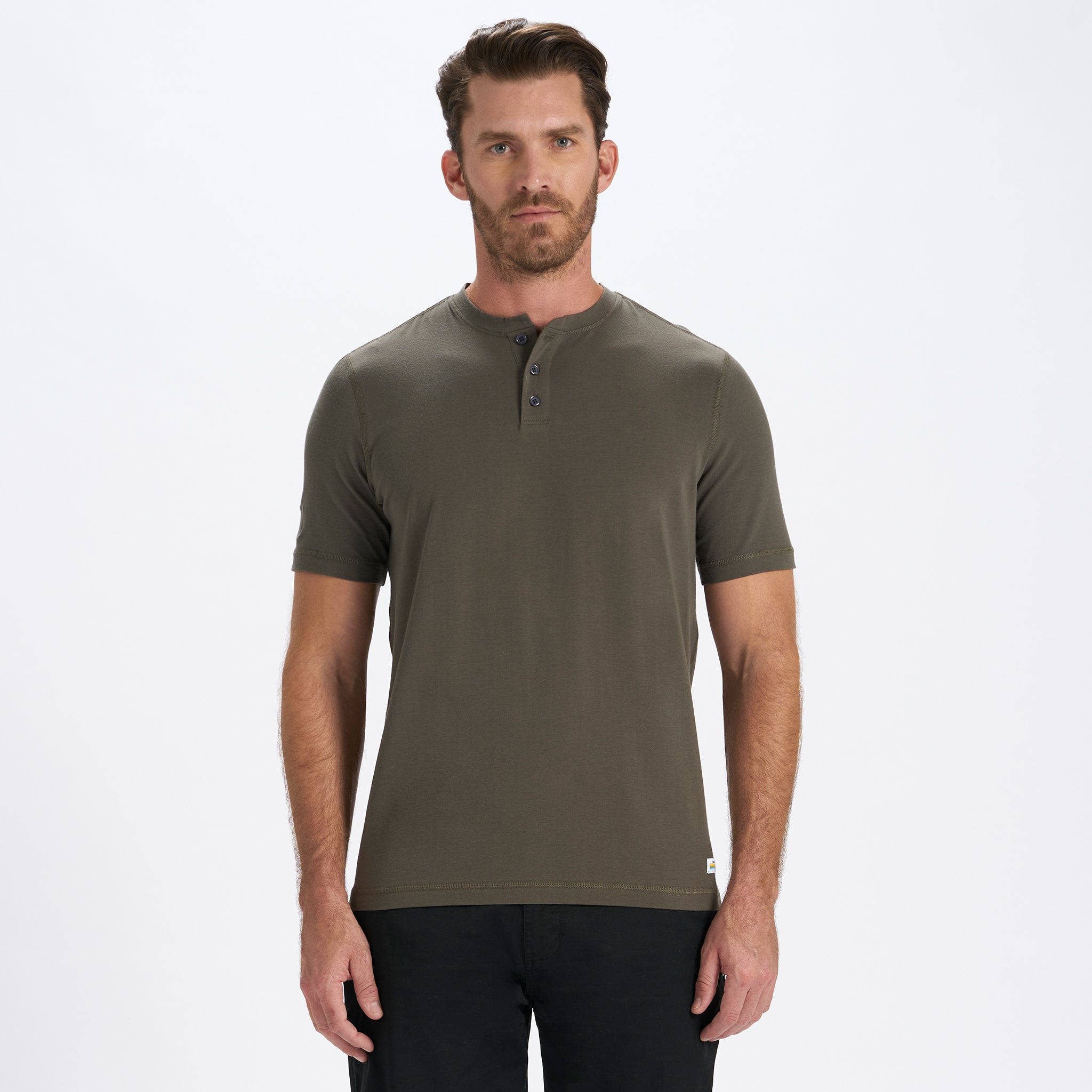 Short-Sleeve Tuvalu Henley | Oregano