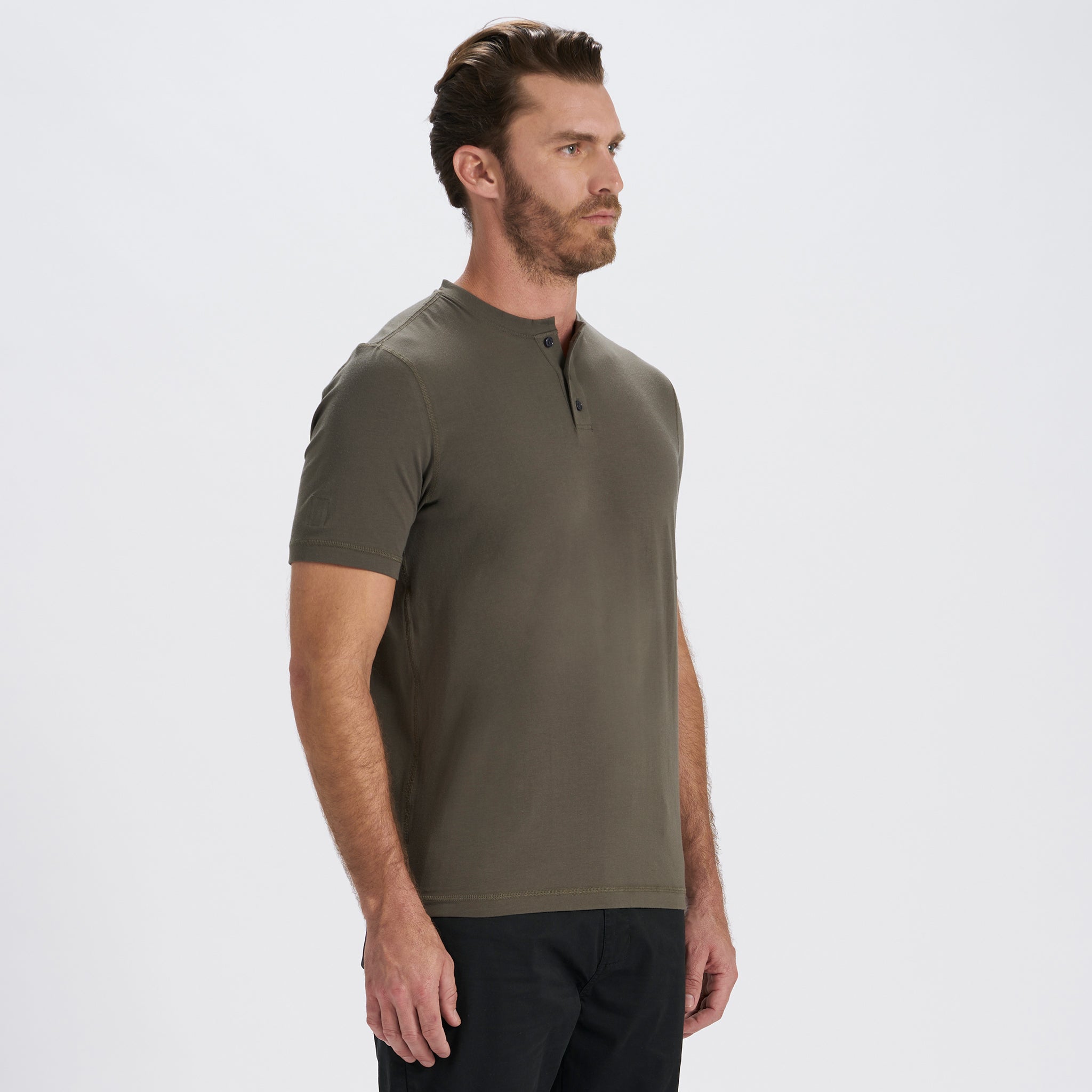 Short-Sleeve Tuvalu Henley | Oregano
