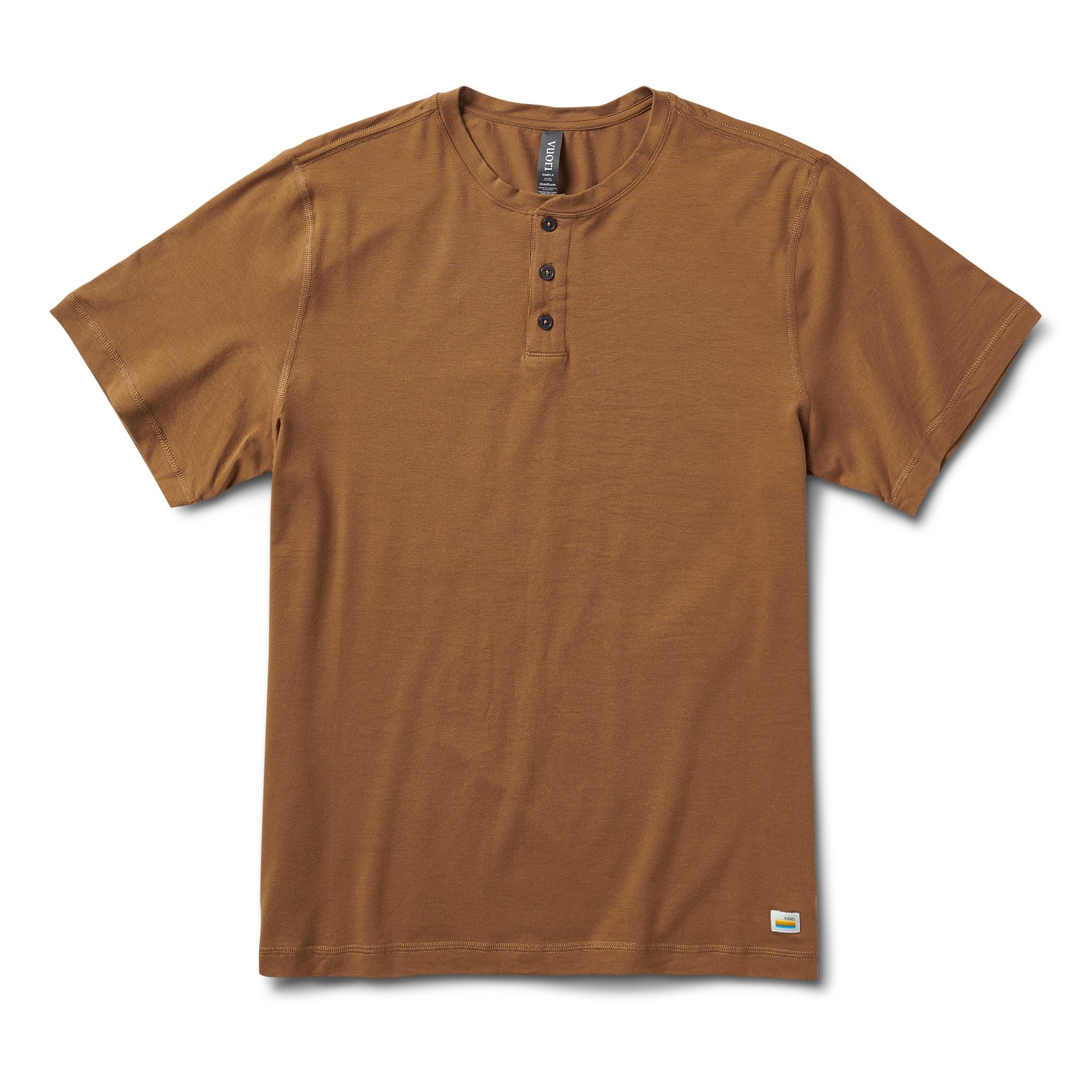 Short-Sleeve Tuvalu Henley | Tobacco