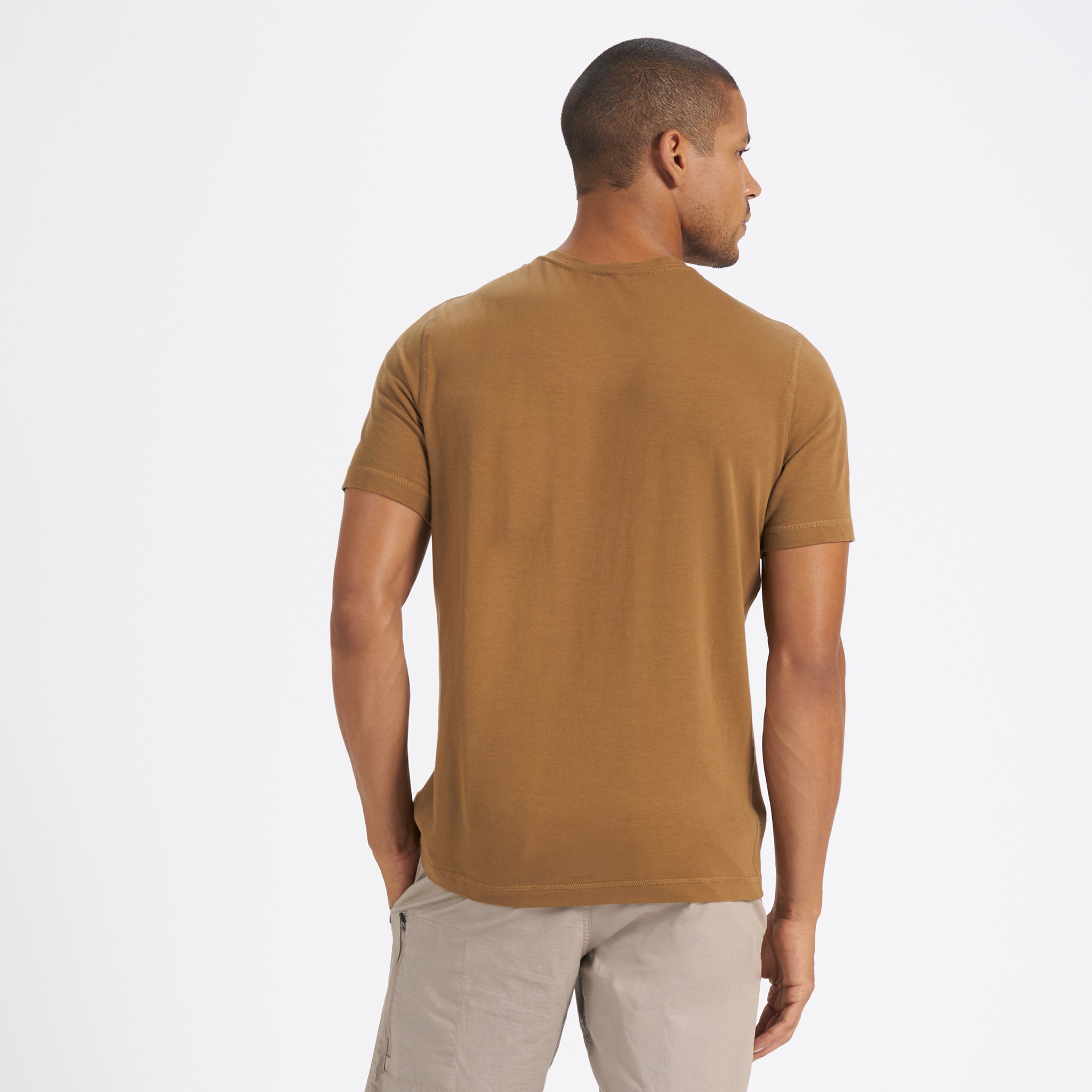 Short-Sleeve Tuvalu Henley | Tobacco