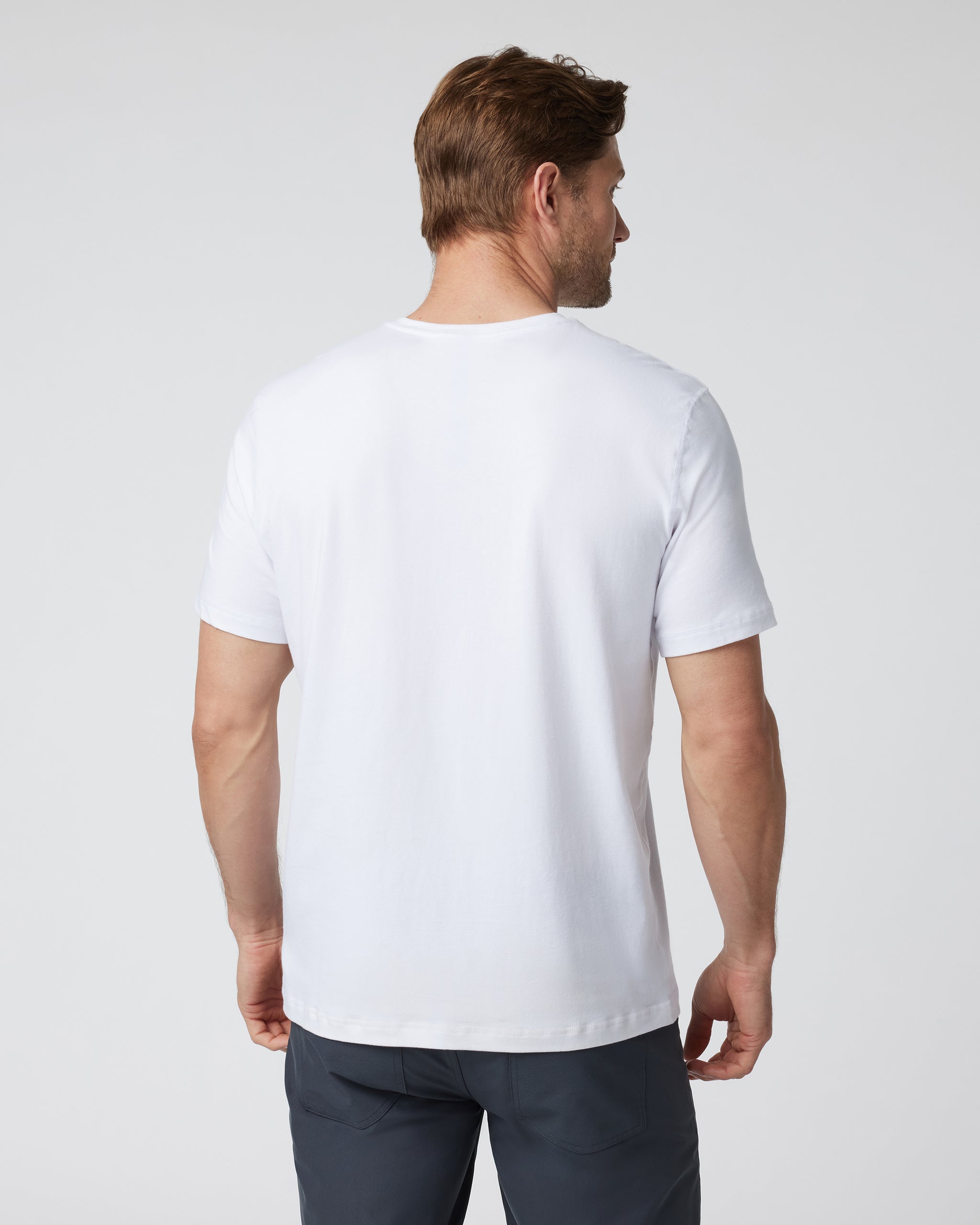 Short-Sleeve Tuvalu Henley | White