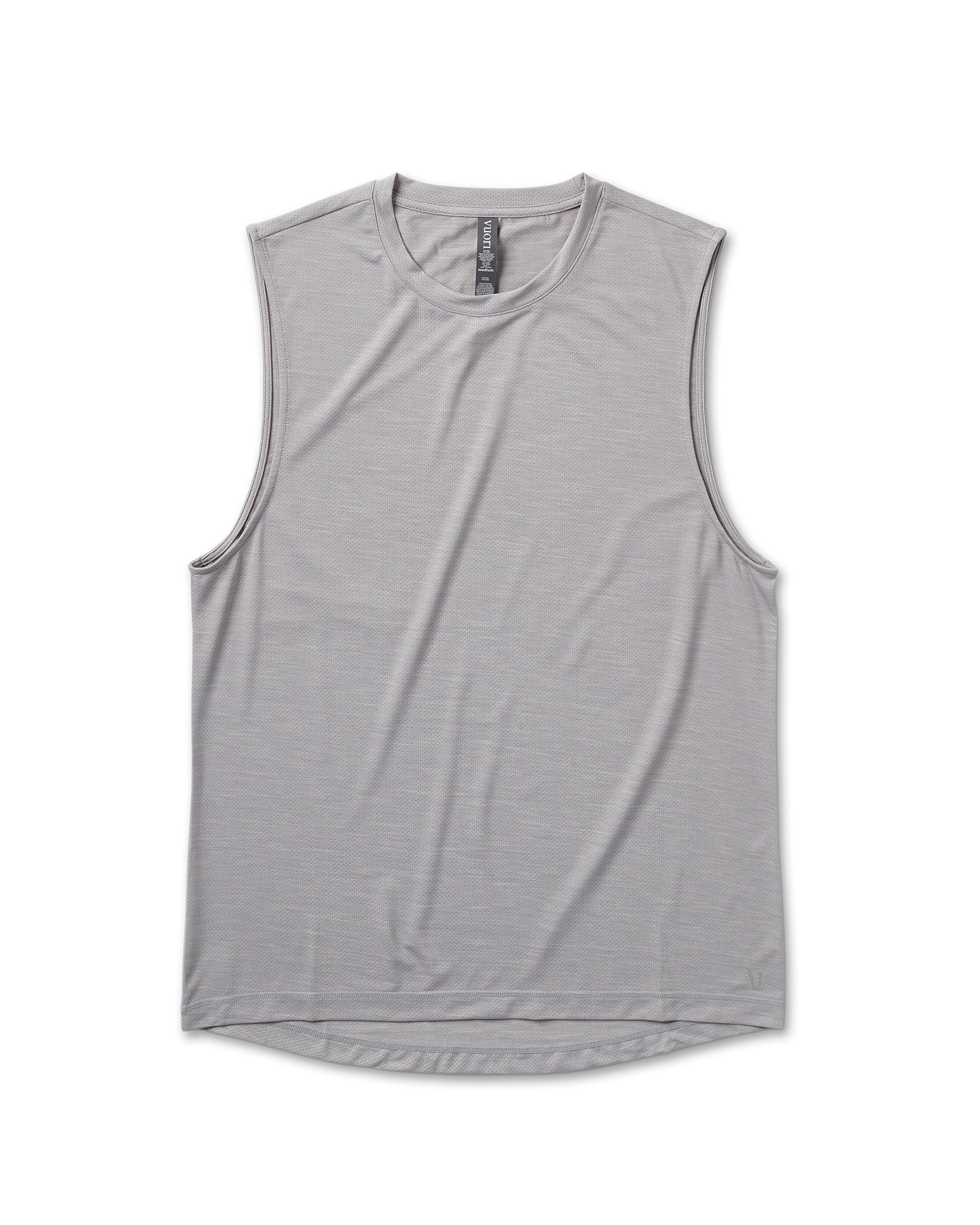 Zephyr Muscle Tee | Heather Grey