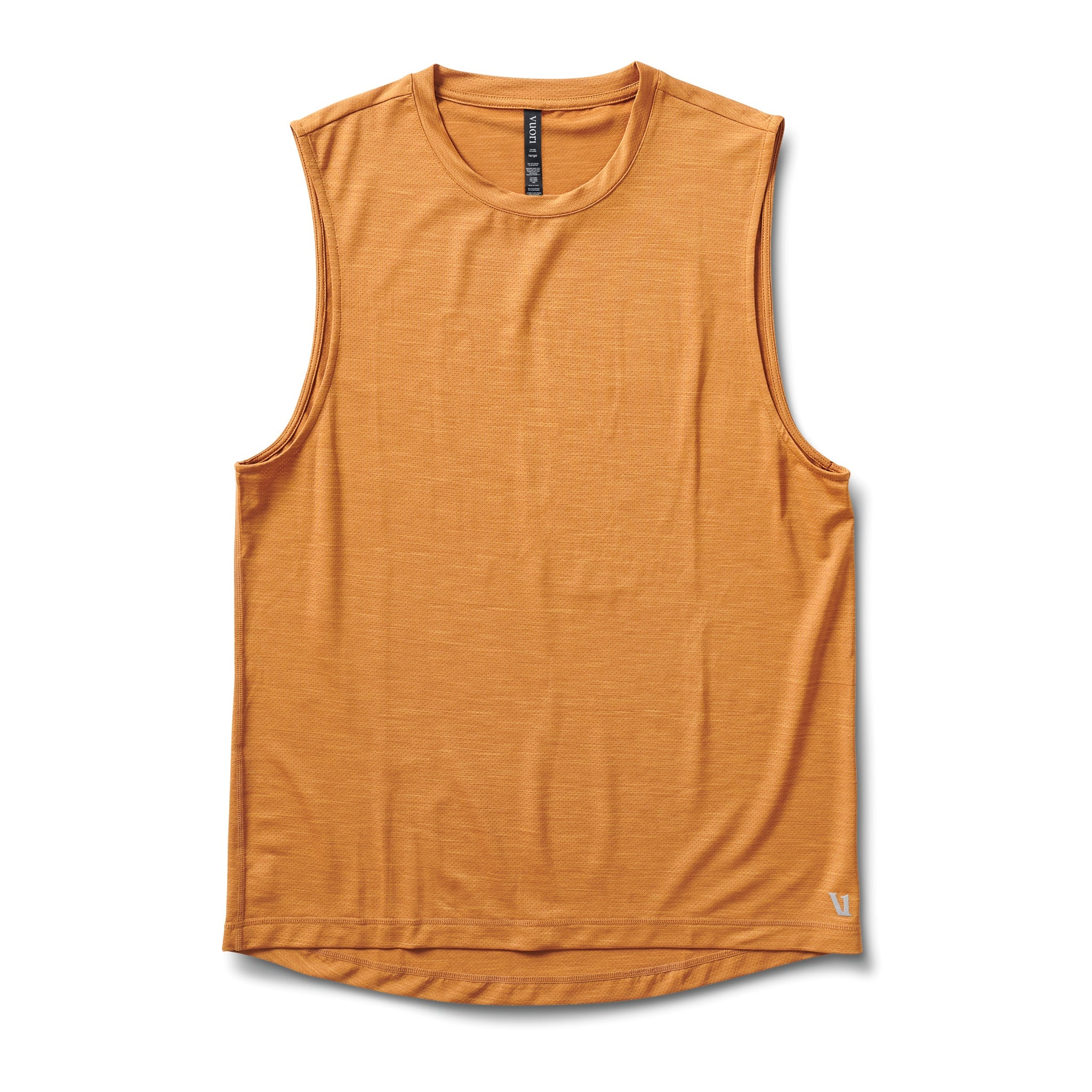 Zephyr Muscle Tee | Turmeric Heather