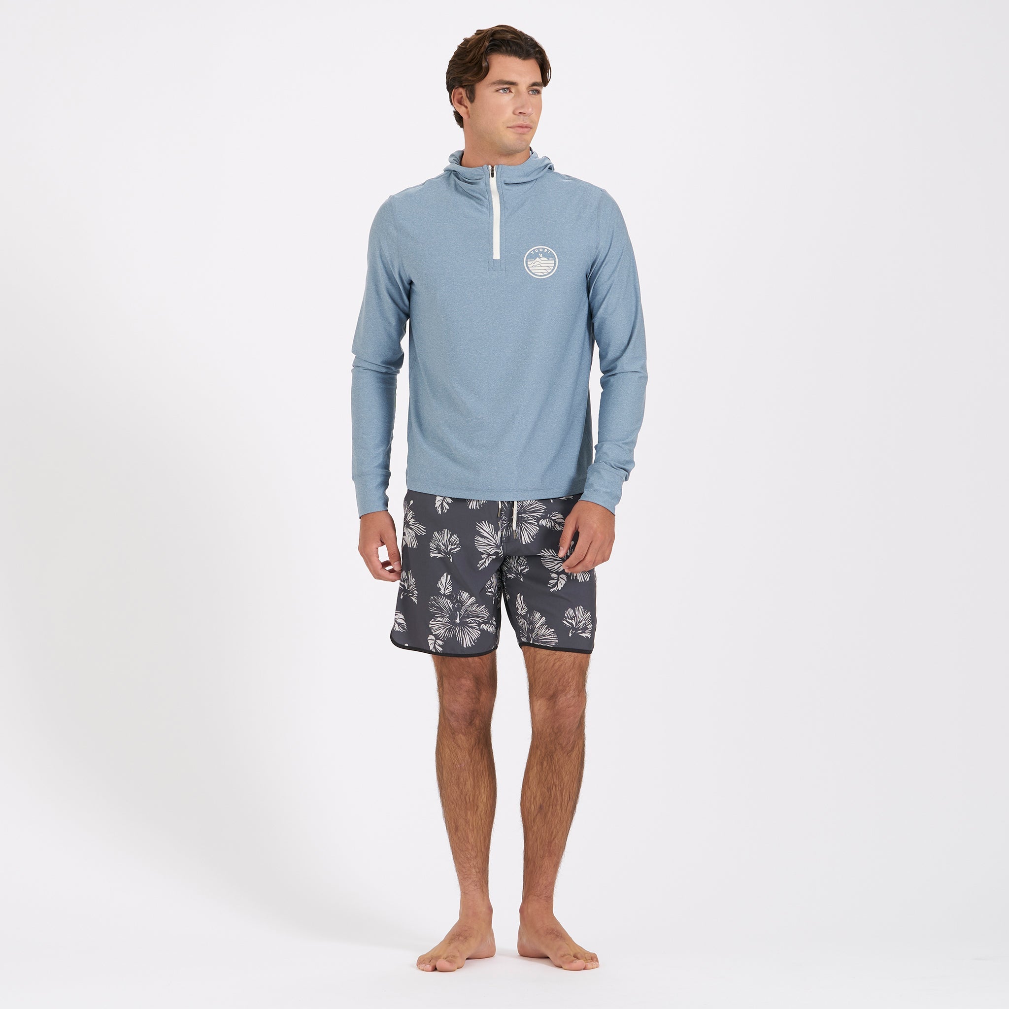 Uluwatu Water Hoodie | Cloud Heather
