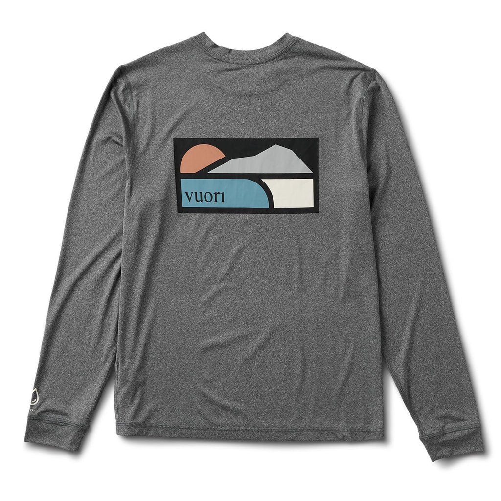 Long-Sleeve Uluwatu Water Tee | Charcoal Heather