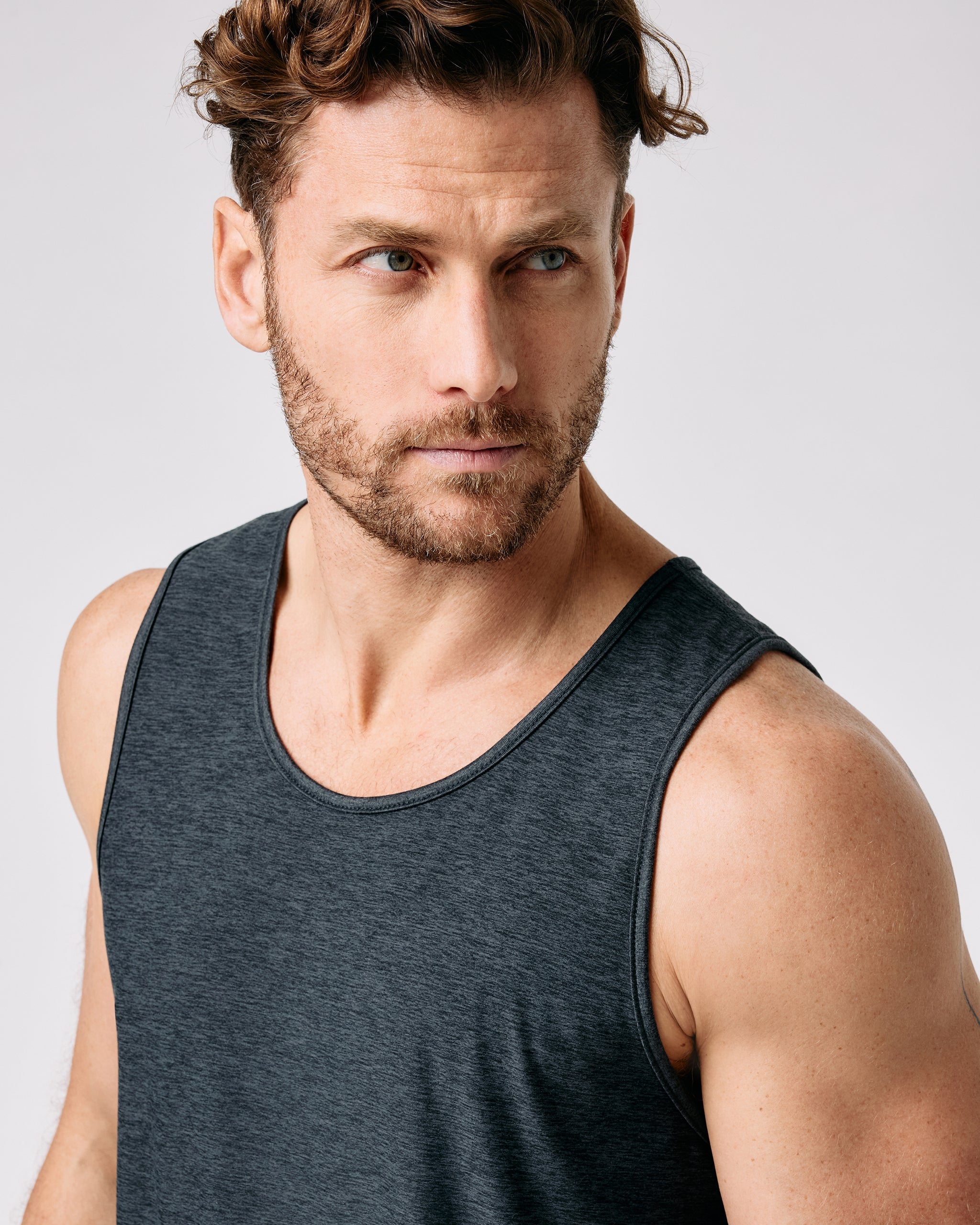 Strato Tech Tank | Charcoal Heather