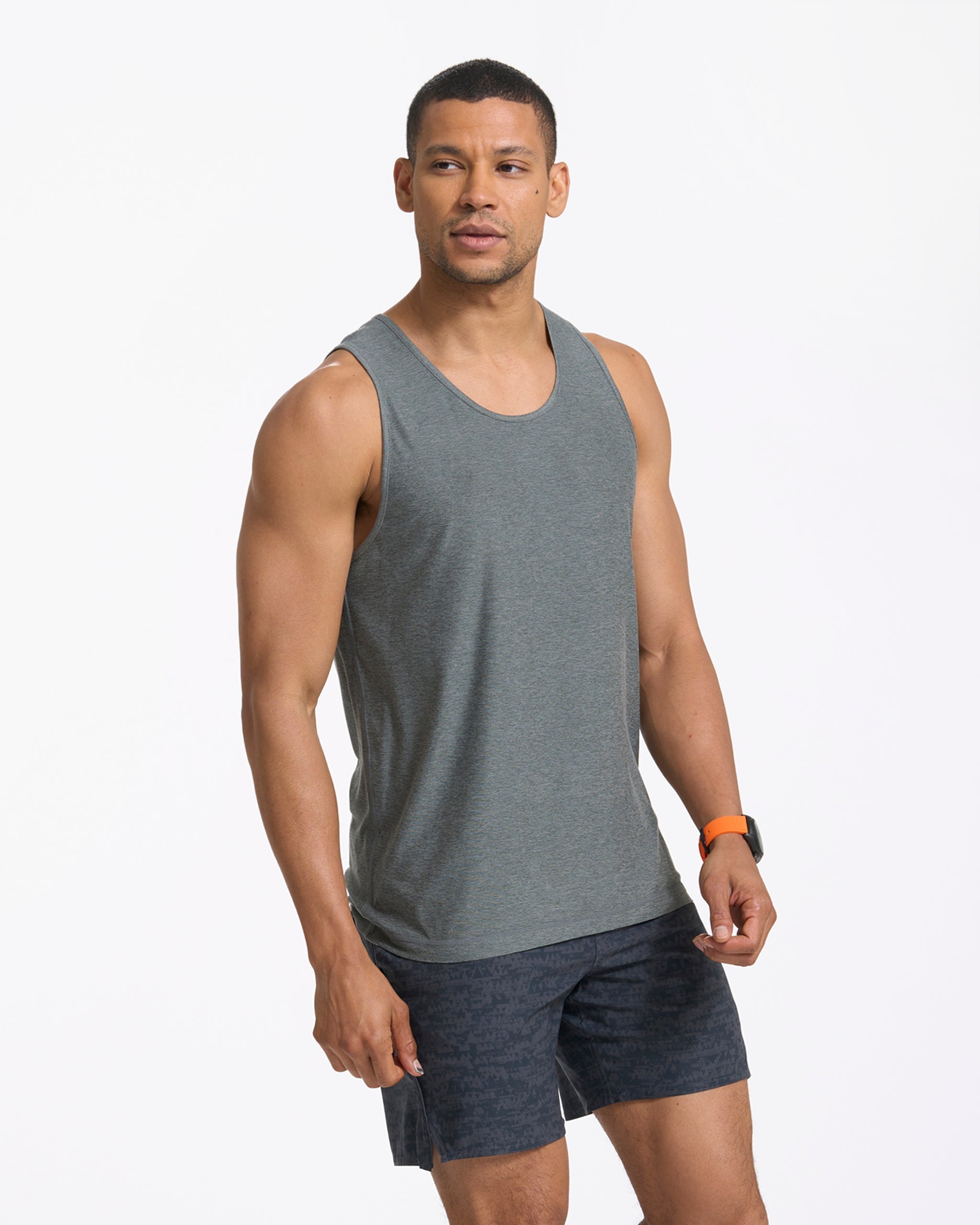 Strato Tech Tank | Dusty Pine Heather