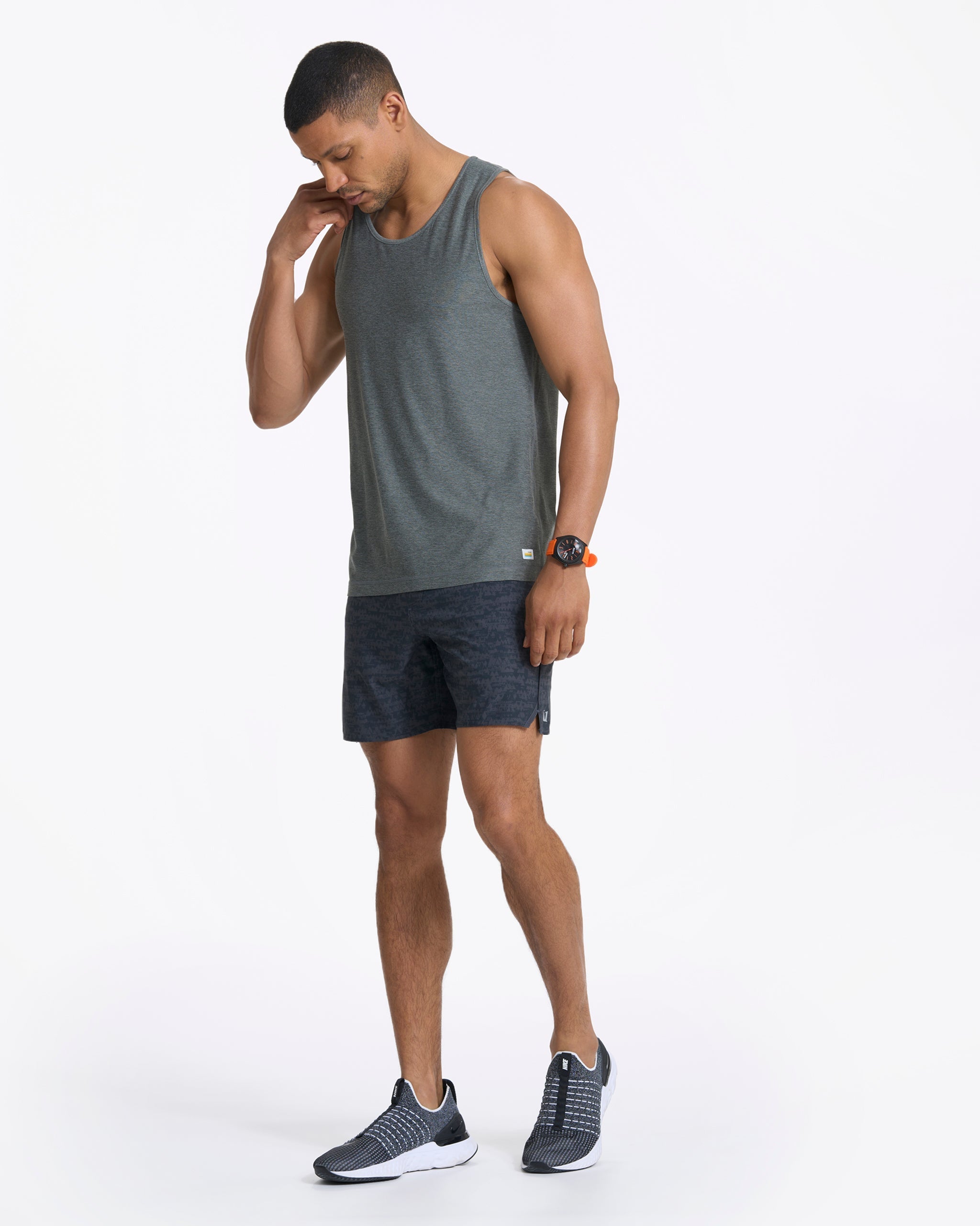 Strato Tech Tank | Dusty Pine Heather