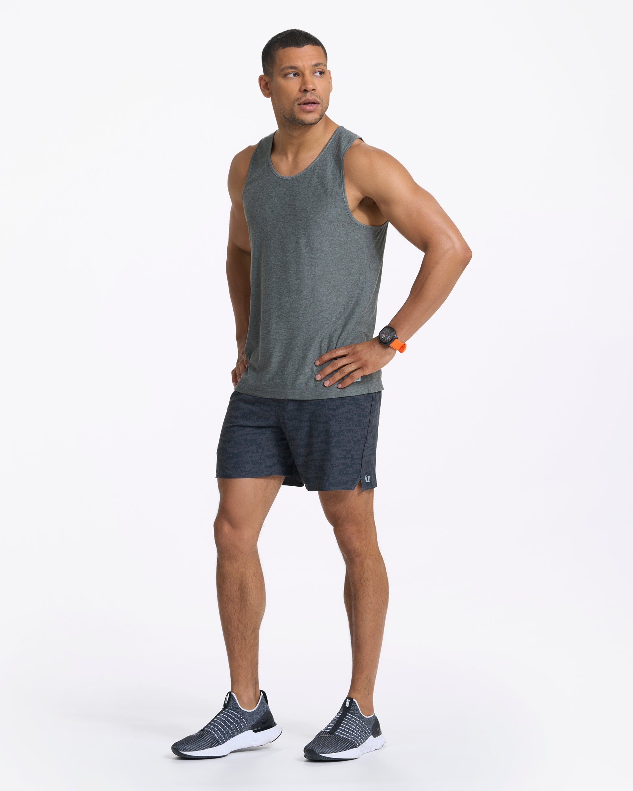 Strato Tech Tank | Dusty Pine Heather