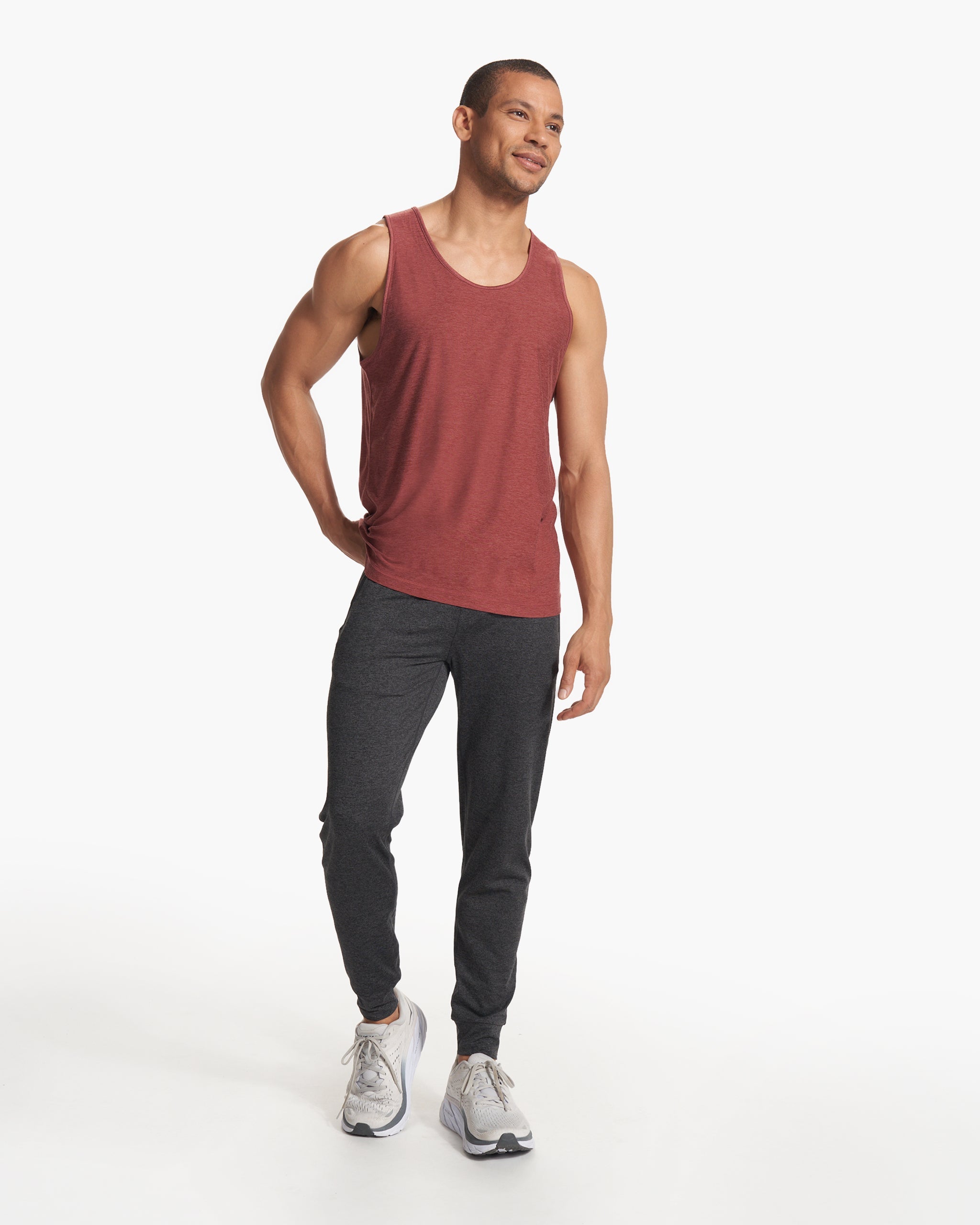 Strato Tech Tank | Earth Red Heather