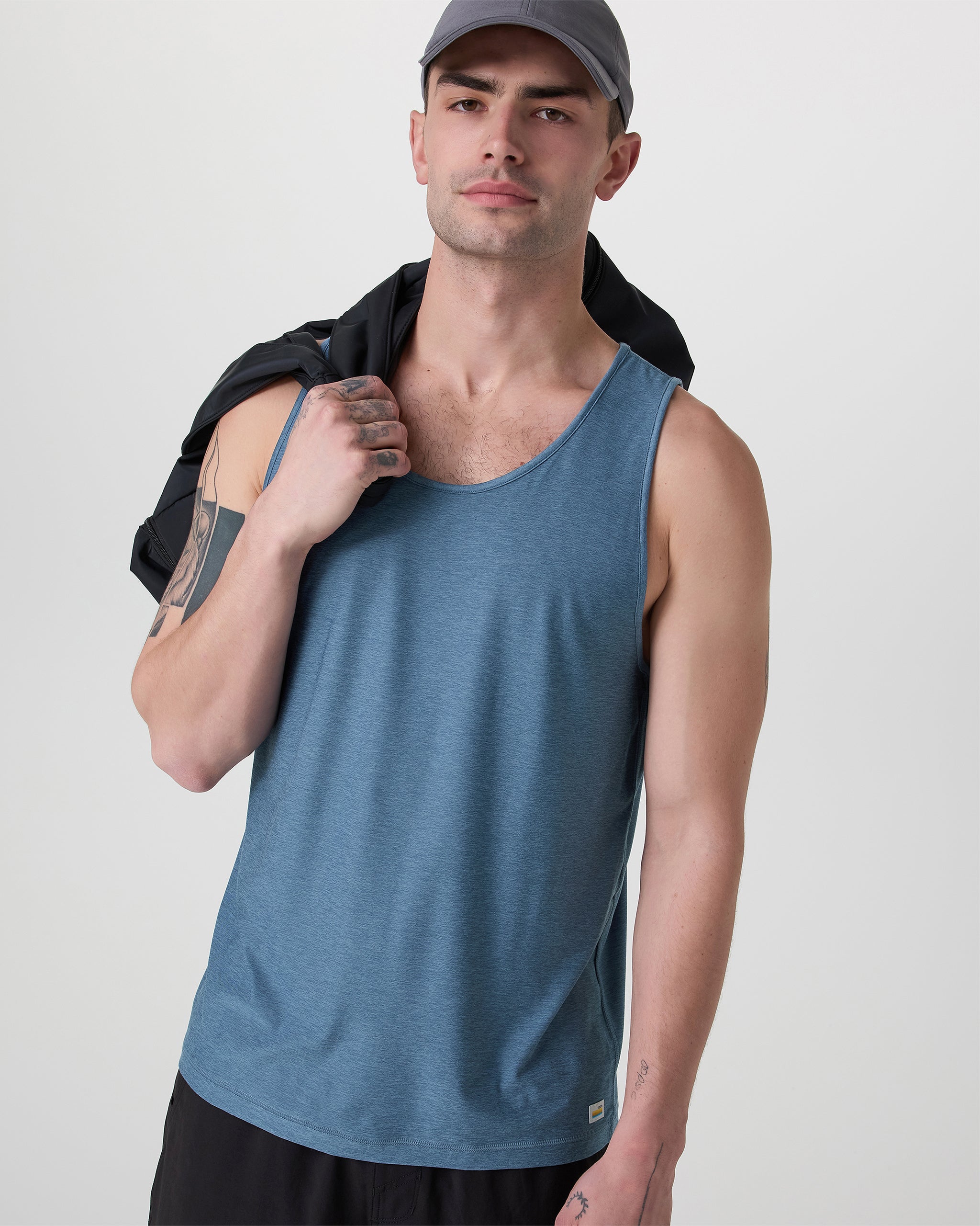 Strato Tech Tank | Pool Blue Heather