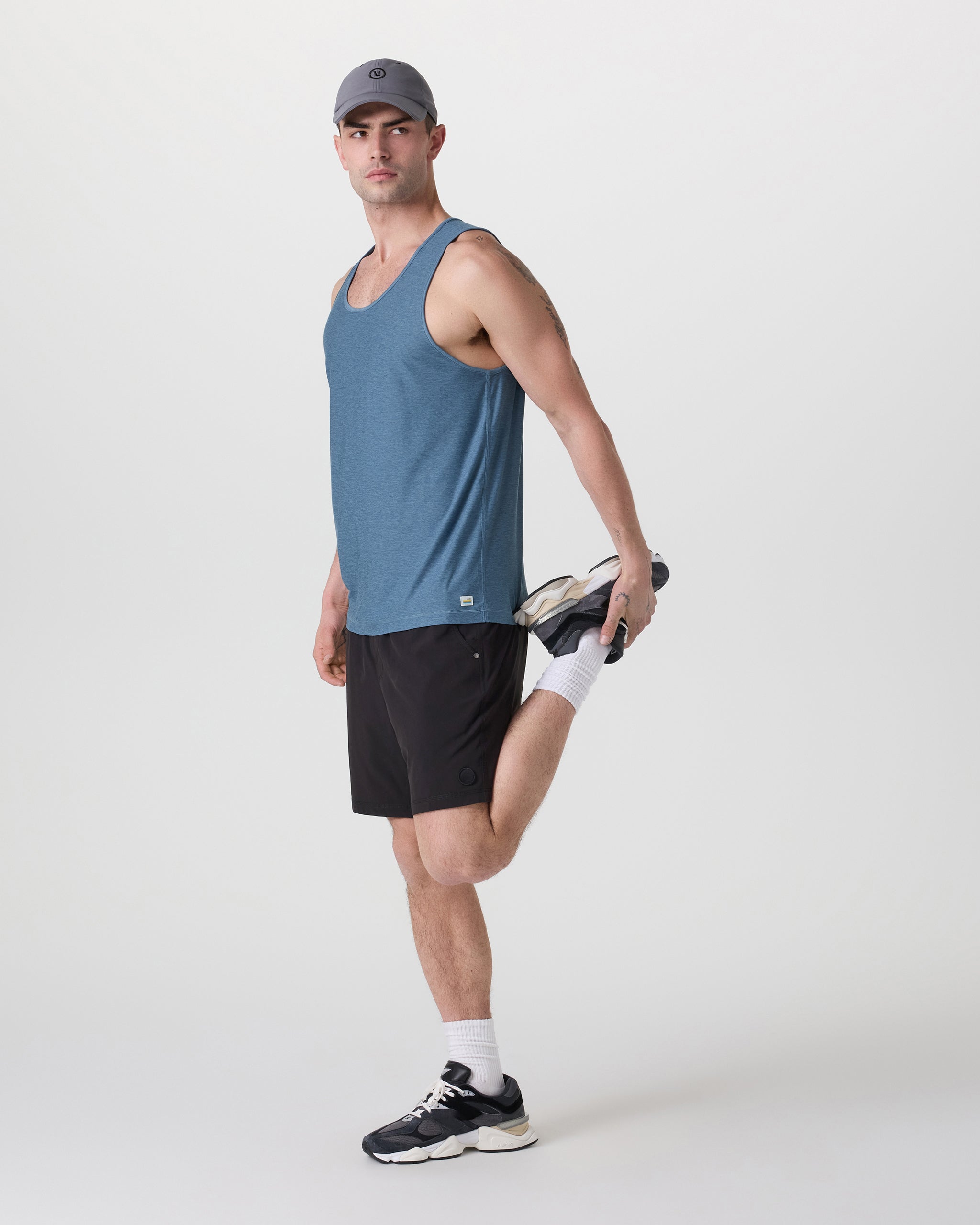 Strato Tech Tank | Pool Blue Heather