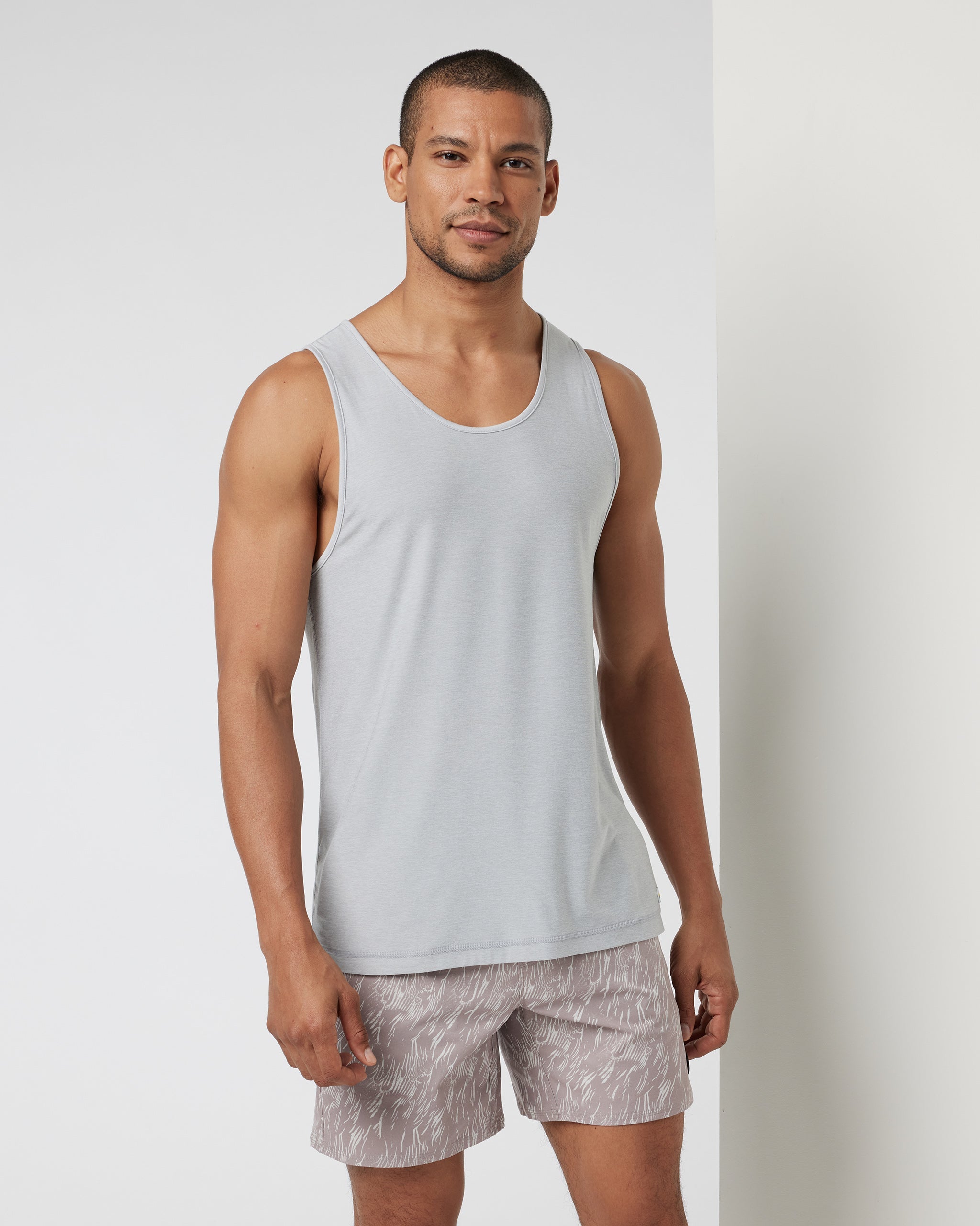 Strato Tech Tank | Platinum Heather