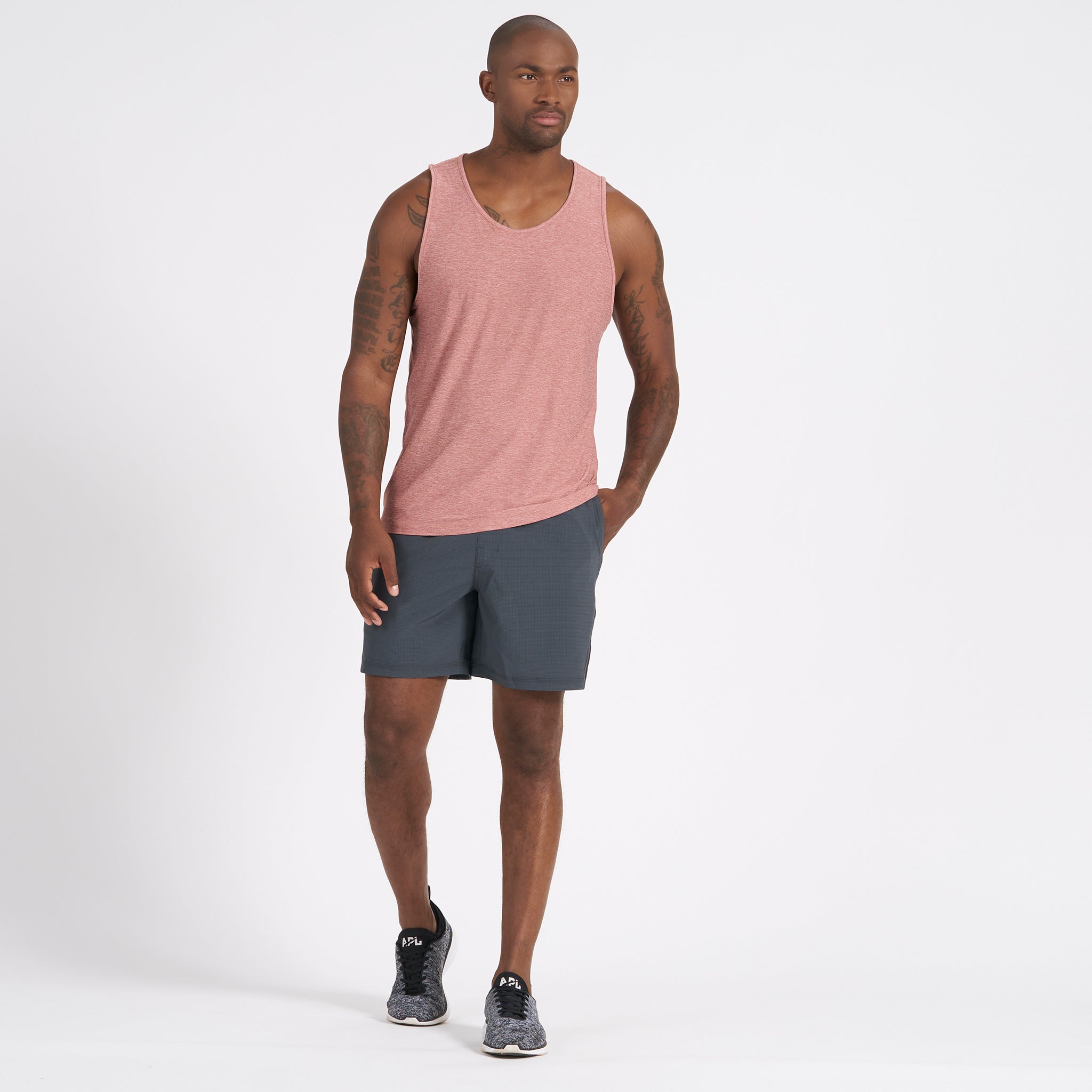 Strato Tech Tank | Redwood Heather