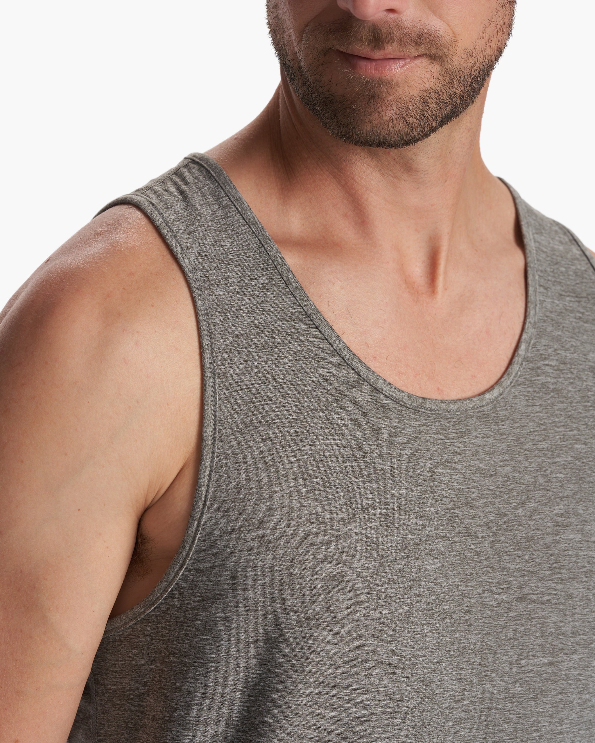 Strato Tech Tank | Heather Grey