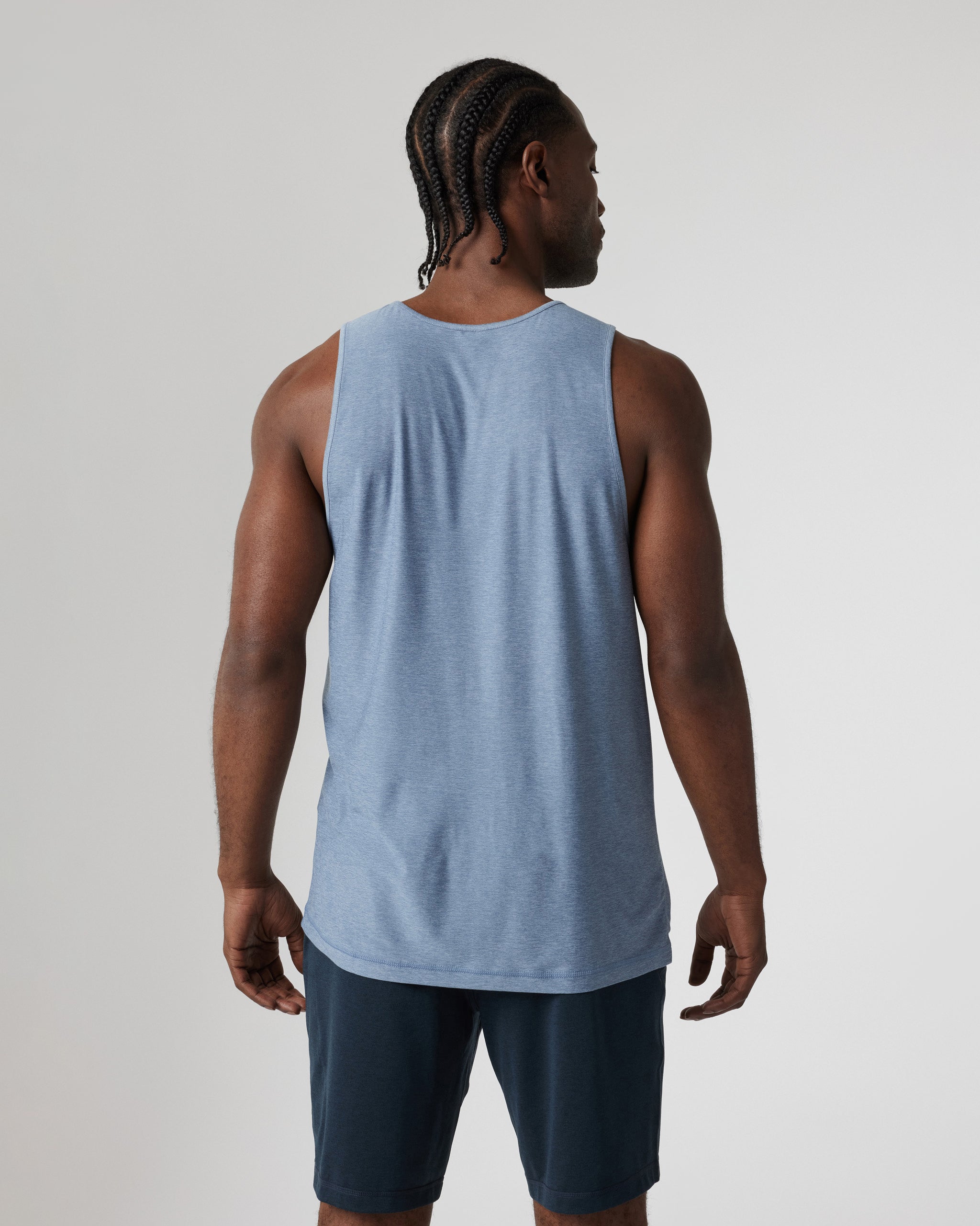 Strato Tech Tank | Chambray Heather