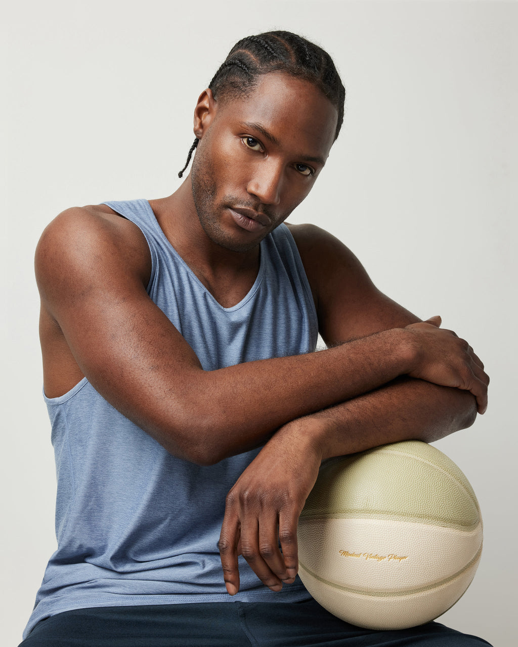 Strato Tech Tank | Chambray Heather