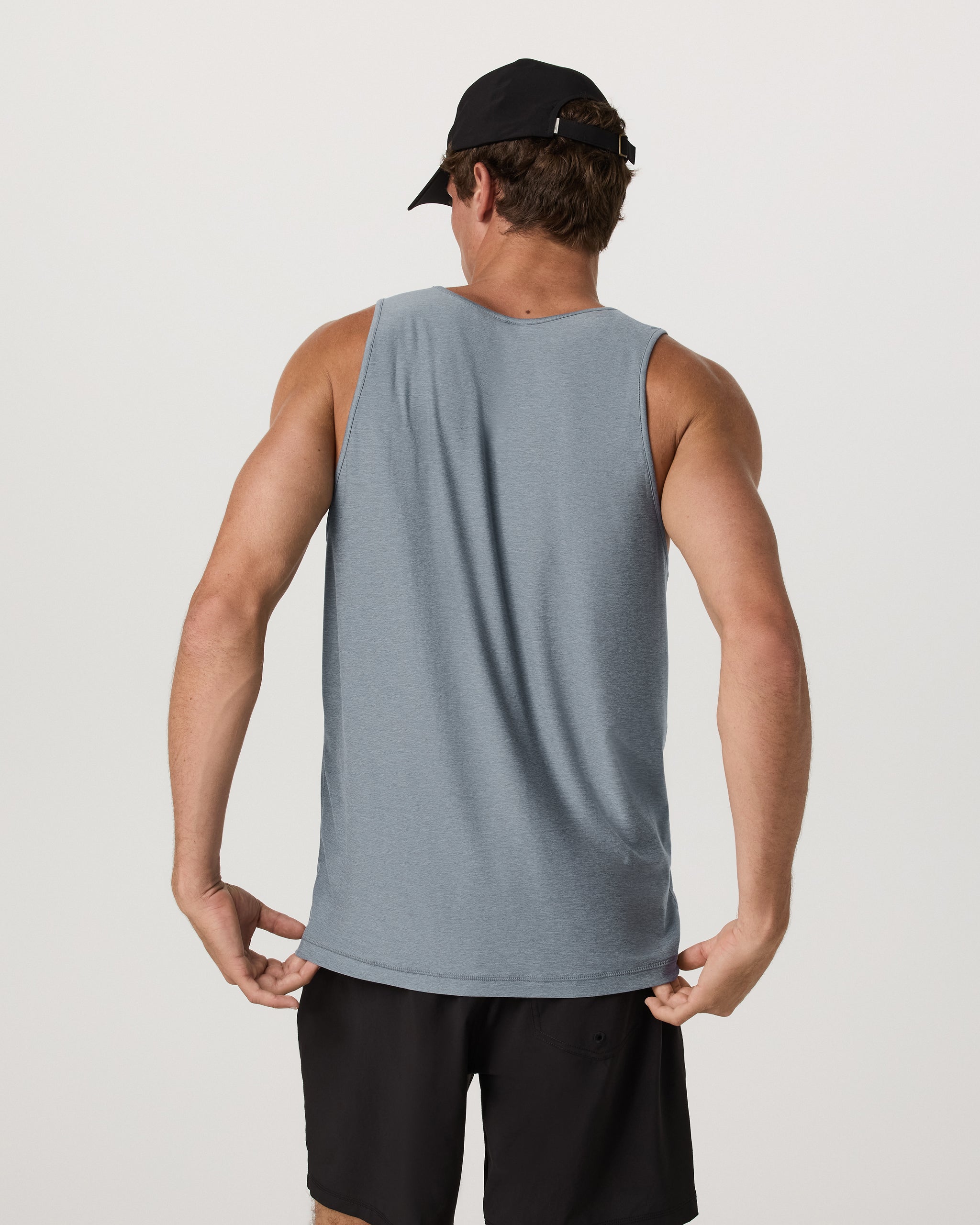 Strato Tech Tank | Dusty Blue Heather