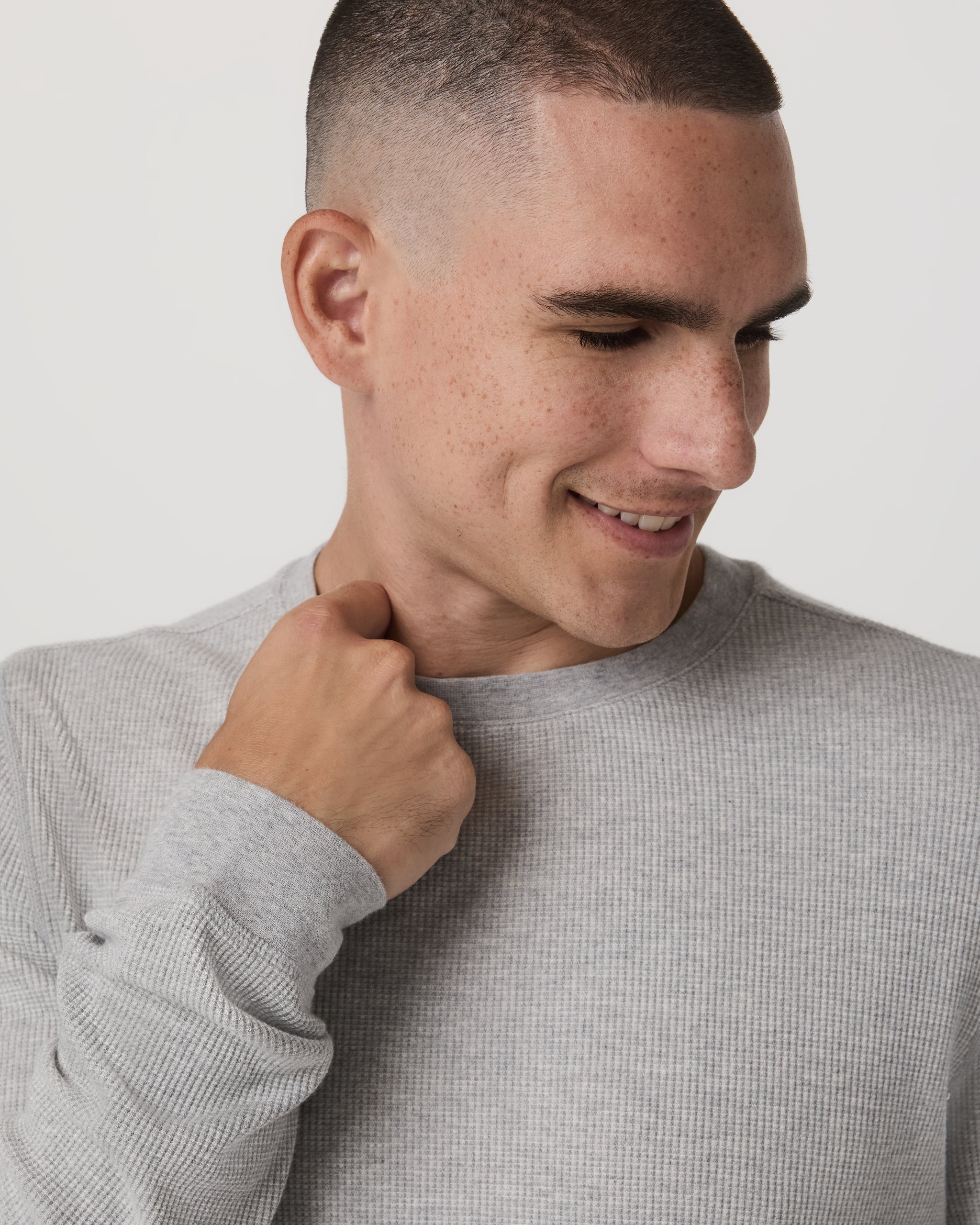 Waffle Crew | Light Heather Grey