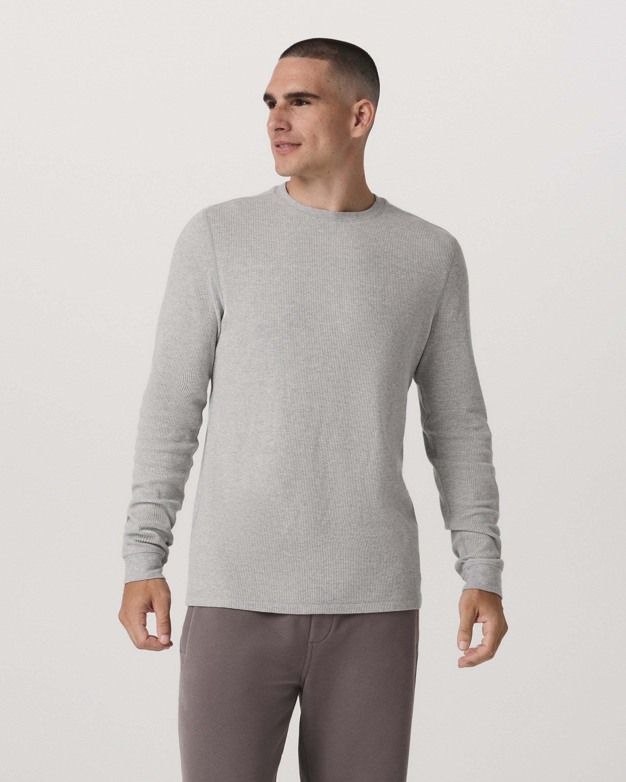 Waffle Crew | Light Heather Grey