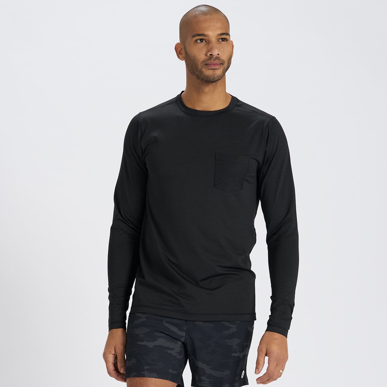 Long-Sleeve Tradewind Performance Tee | Black