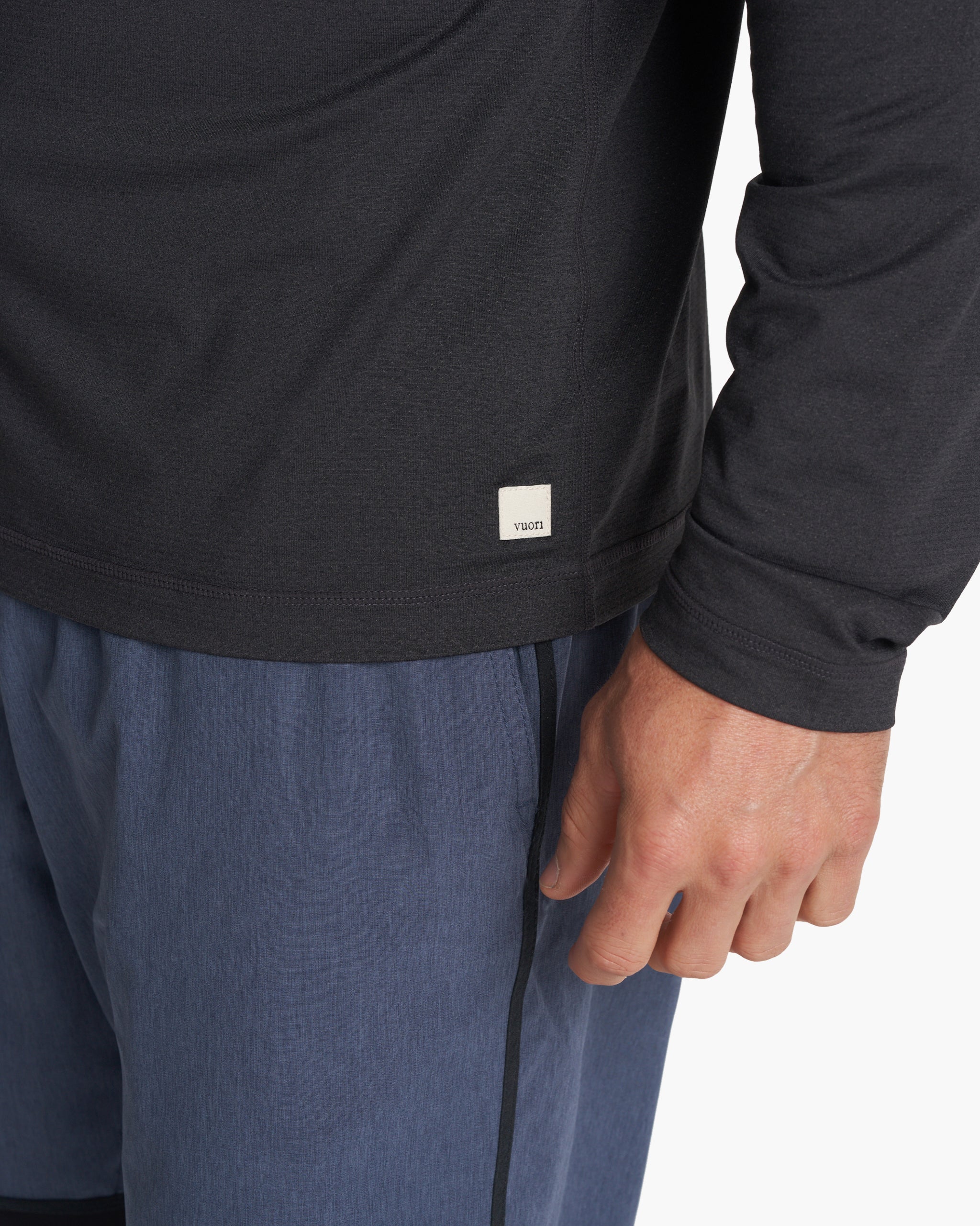 Long-Sleeve Tradewind Performance Tee | Black Heather