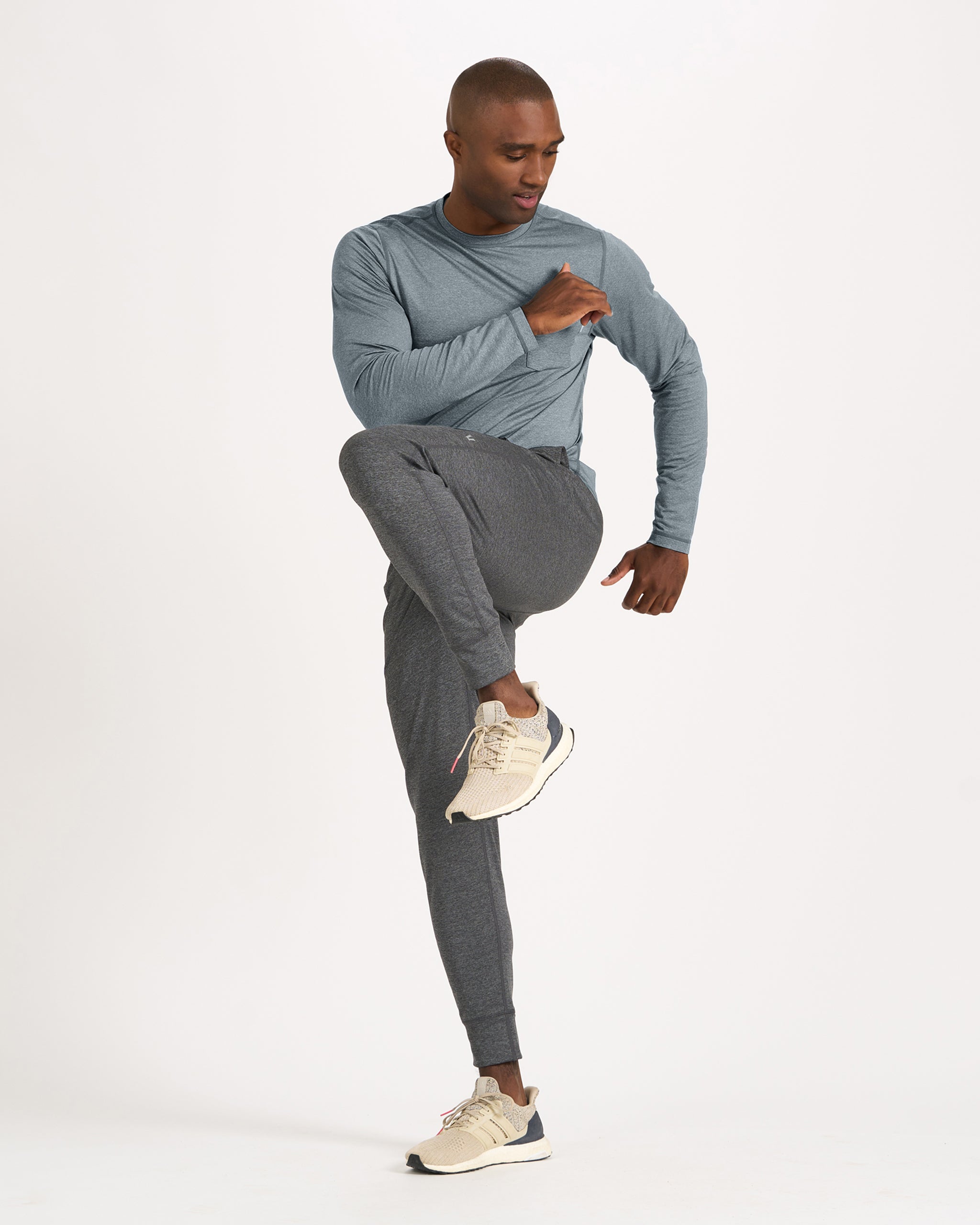 Long Sleeve Tradewind Performance Tee | Cloud Heather