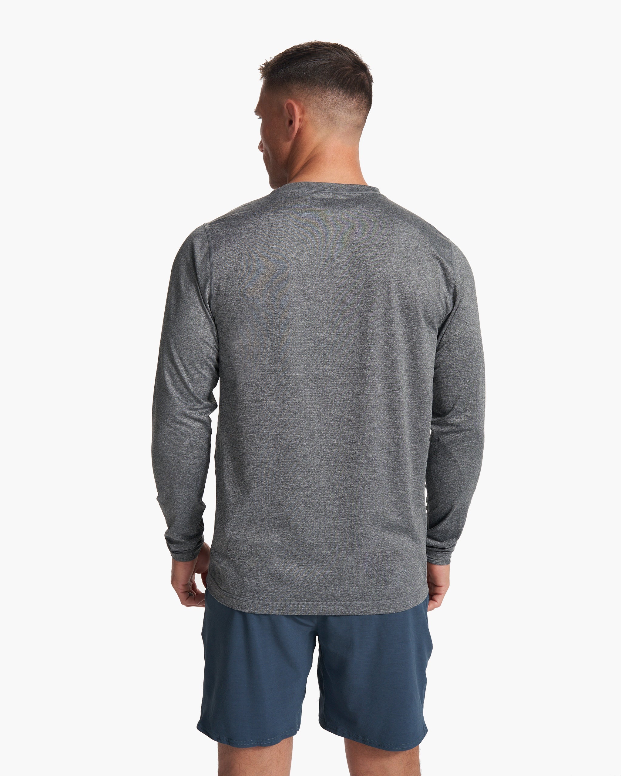 Long-Sleeve Tradewind Performance Tee | Heather Grey