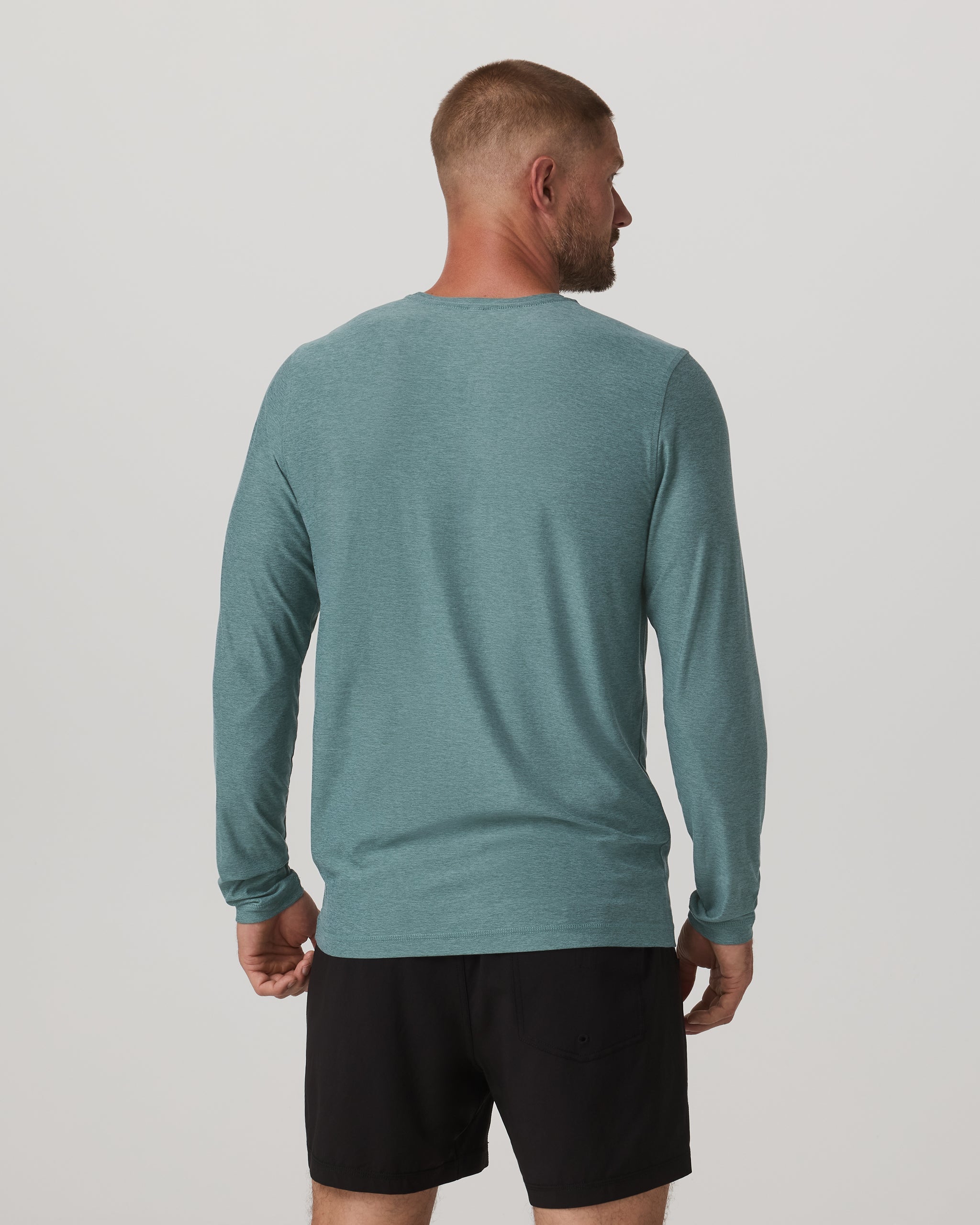 Long Sleeve Strato Tech Tee | Bluegrass Heather