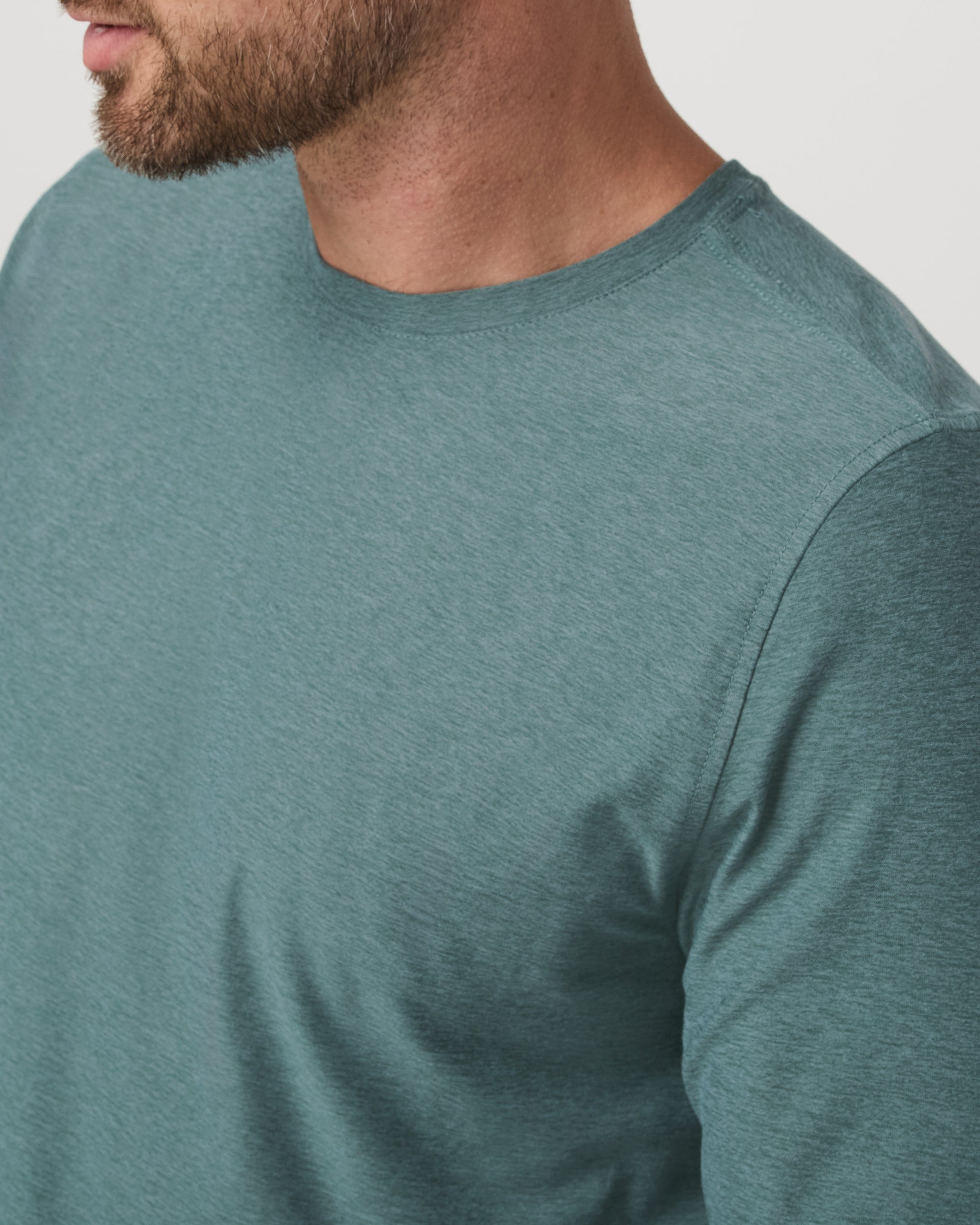 Long Sleeve Strato Tech Tee | Bluegrass Heather