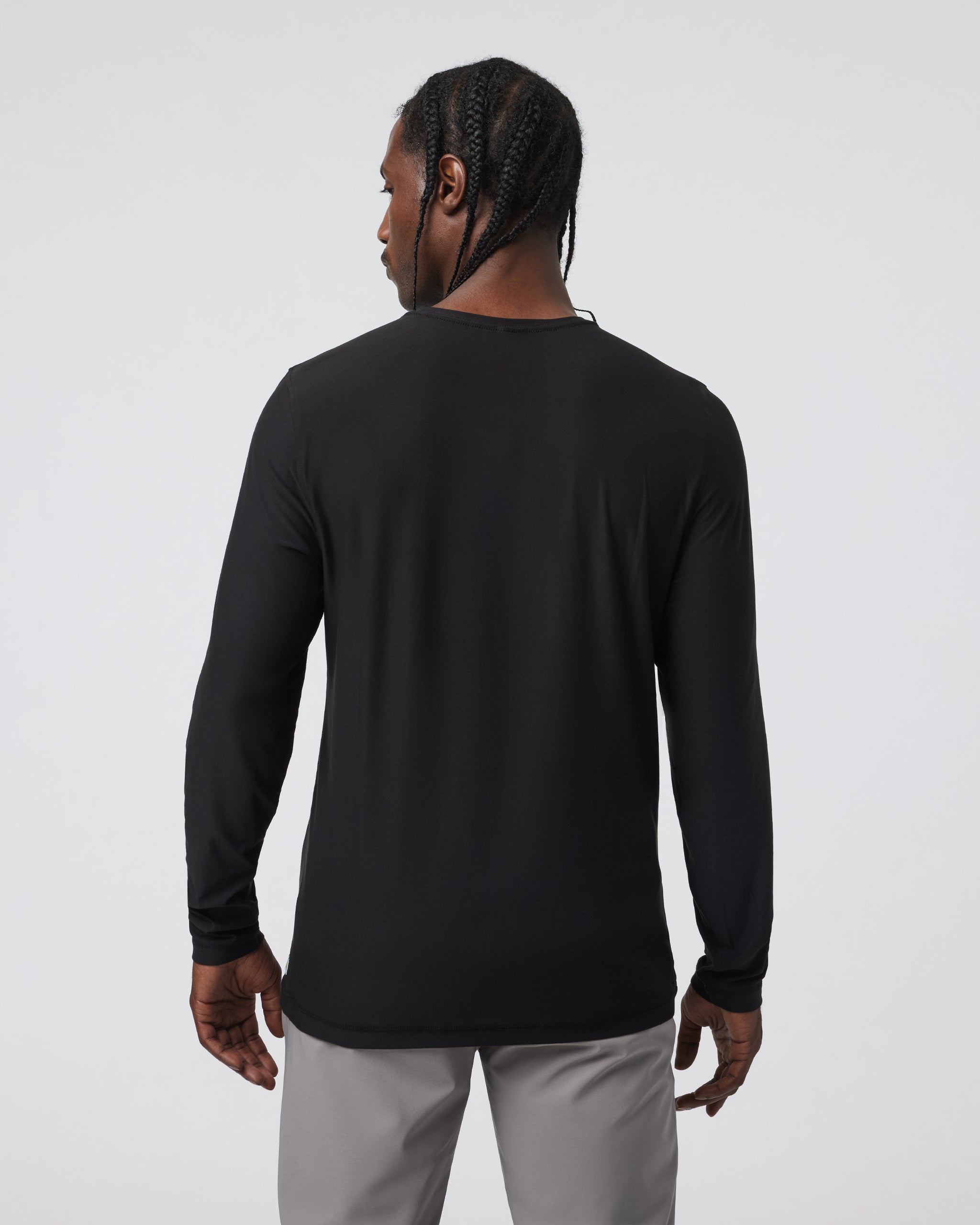 Long Sleeve Strato Tech Tee | Black