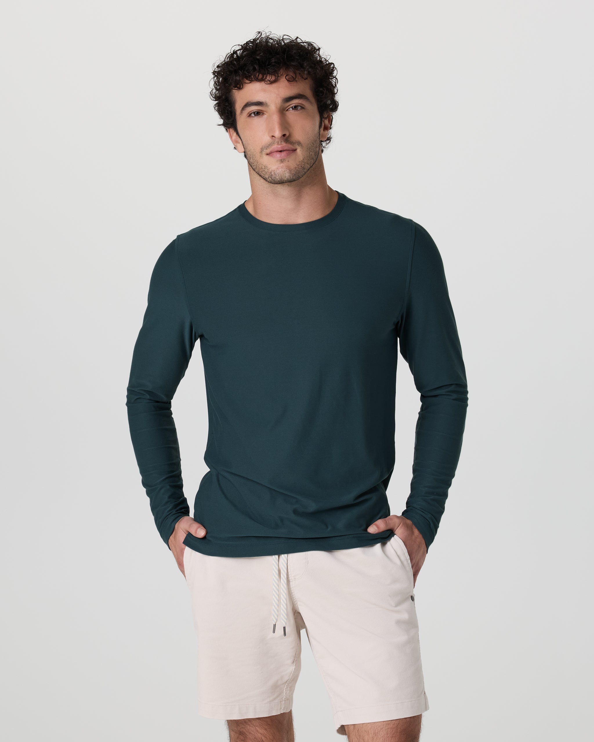 Long Sleeve Strato Tech Tee | Deep Sea