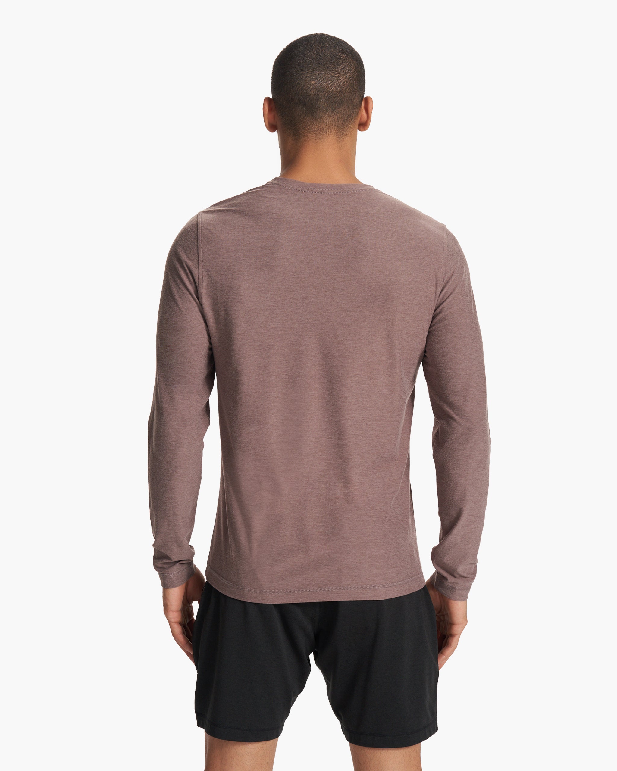 Long Sleeve Strato Tech Tee | Hazel Heather